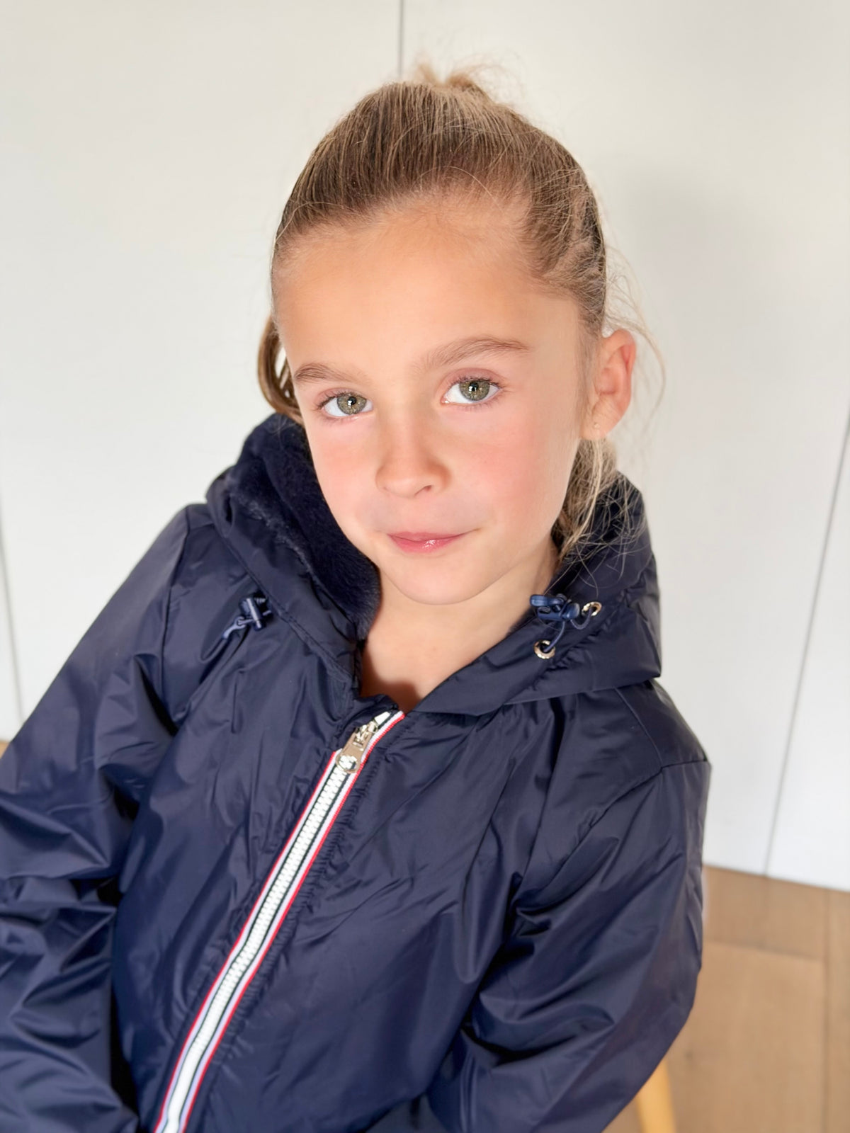 LAURA JO - Parka Imperméable mixte LOUIS.E KIDS fourré - Bleu marine
