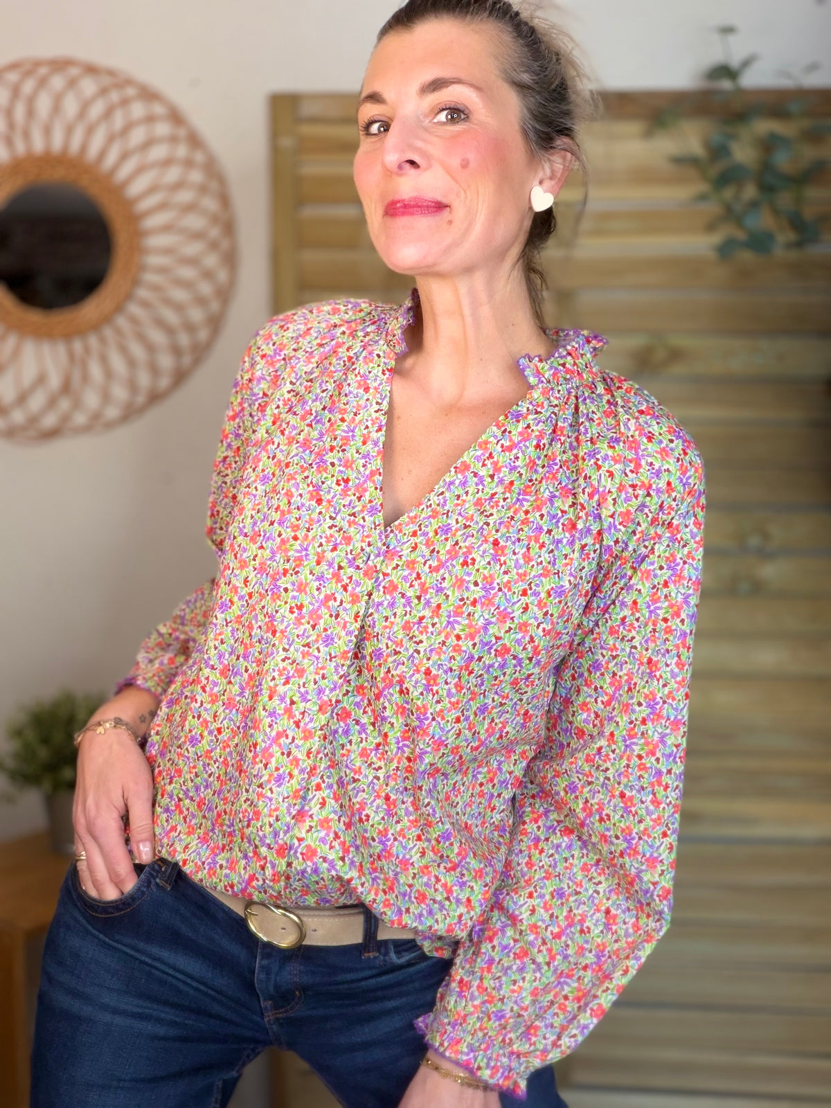 Chemise Liberty FLORA - FIN DE SÉRIE