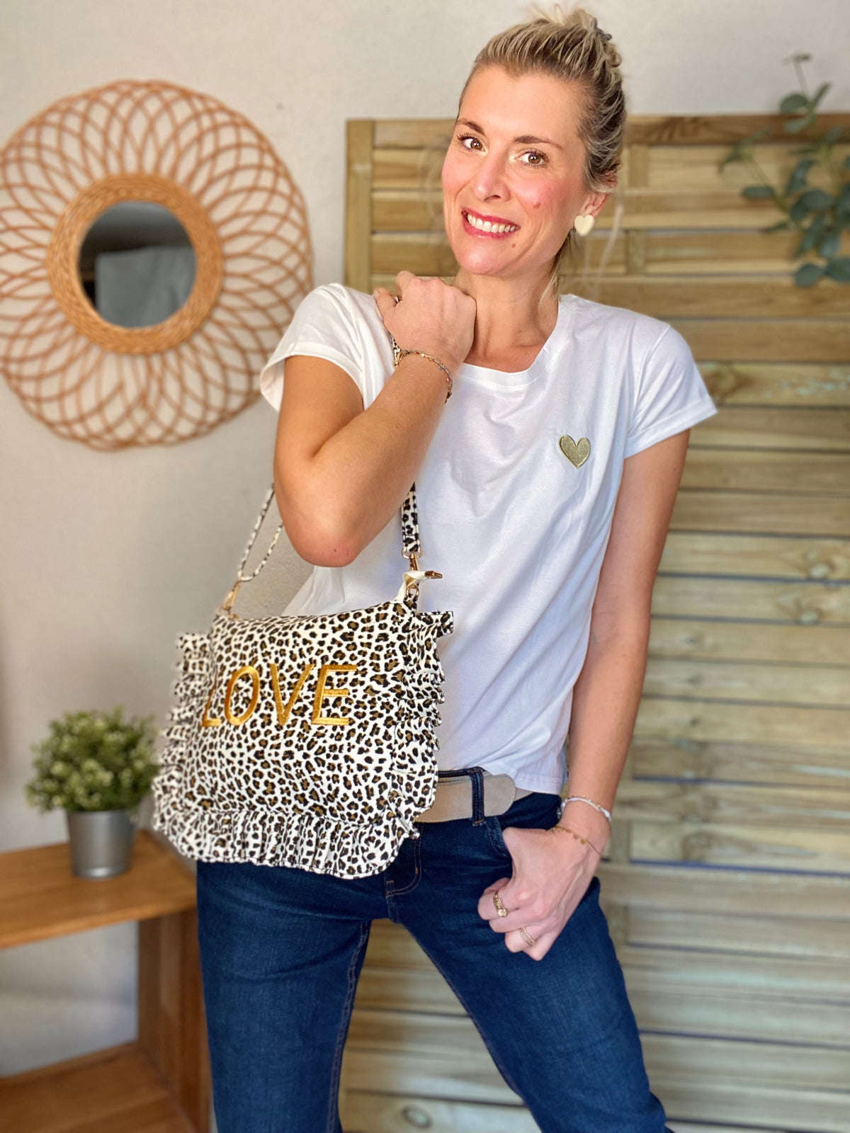 Sac-pochette LOVE (2 coloris)