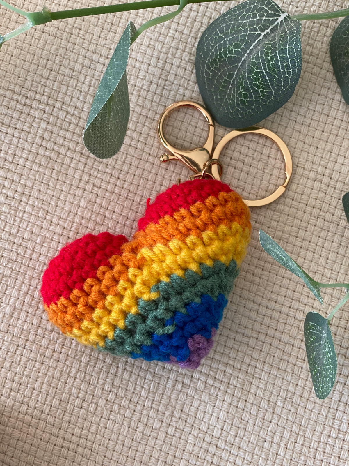 Porte-clefs Grigri en crochet ANATOLE