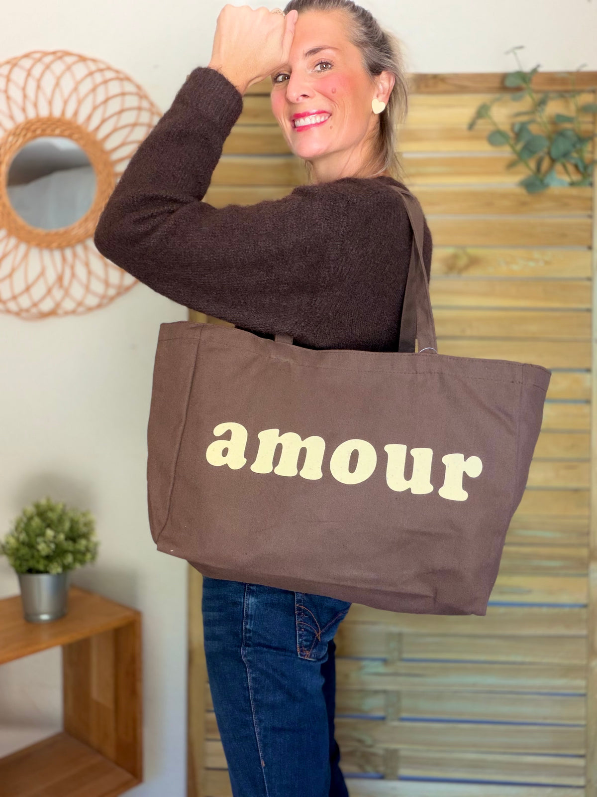 Grand cabas Tote bag Amour BELLY