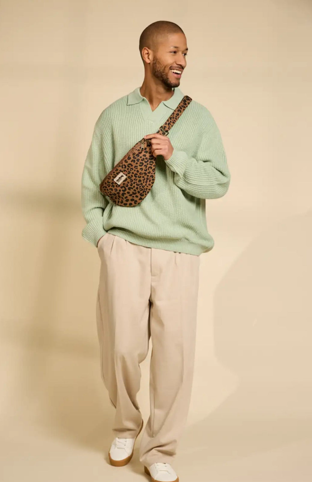 HINDBAG SASHA - Sac banane Léo Cannelle 🐆🧡