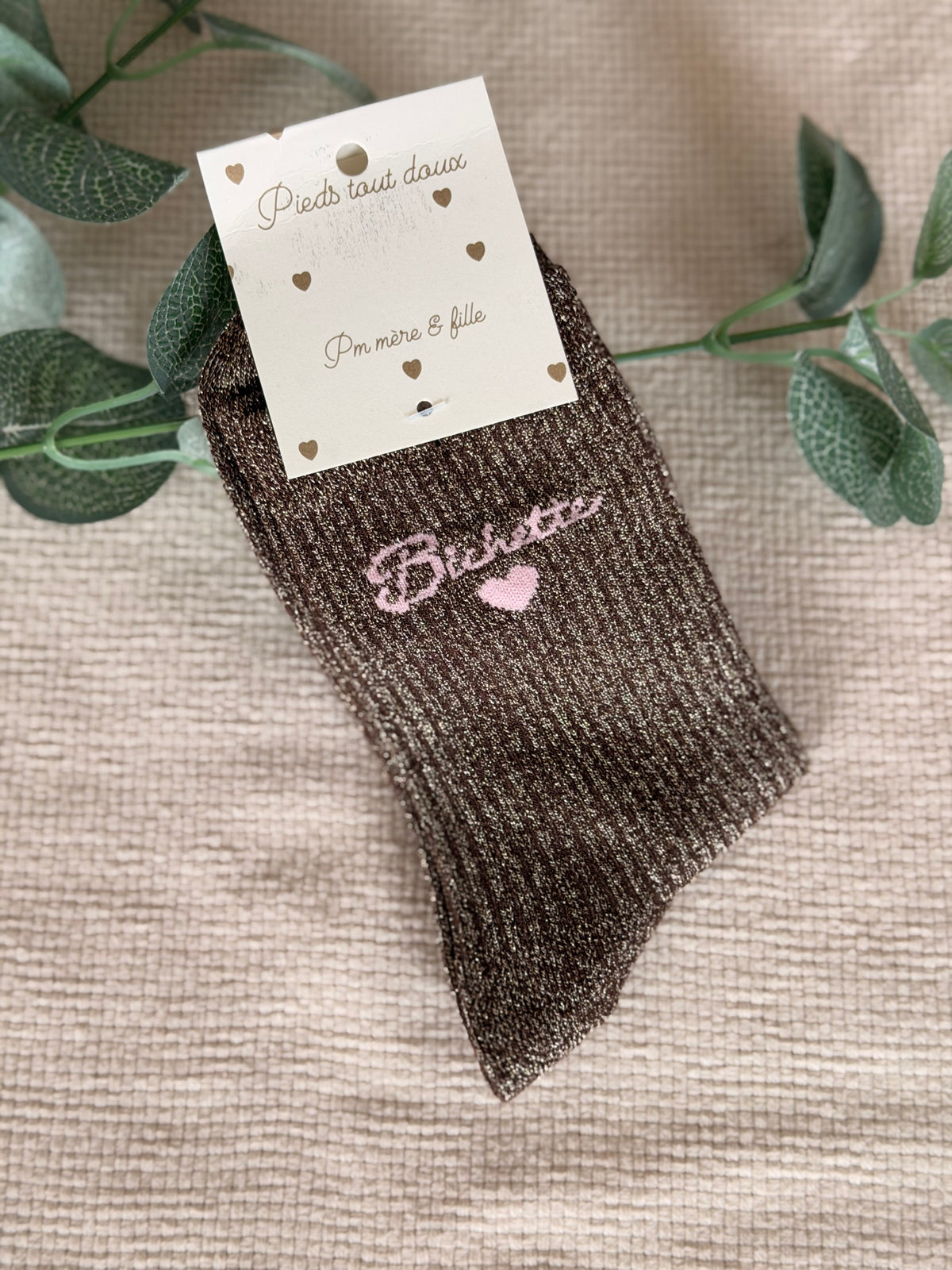 Chaussettes scintillantes glitter ZIA - Bichette • FIN DE SÉRIE