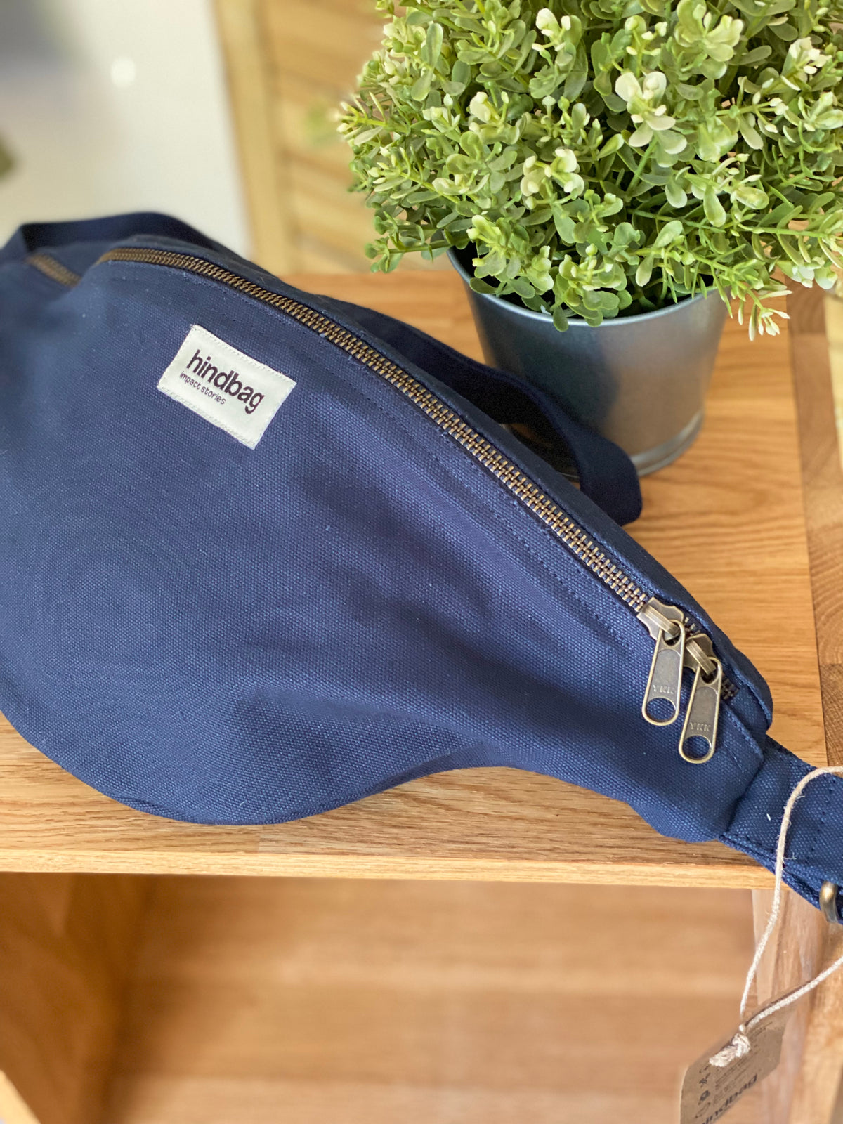 HINDBAG SASHA - Sac banane Navy