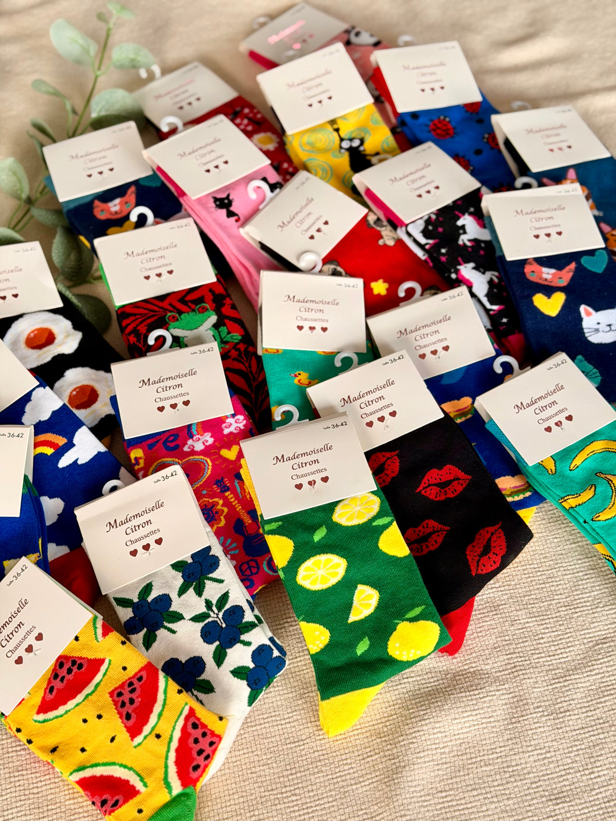 Chaussettes mixtes dessins multico - ZAÏA