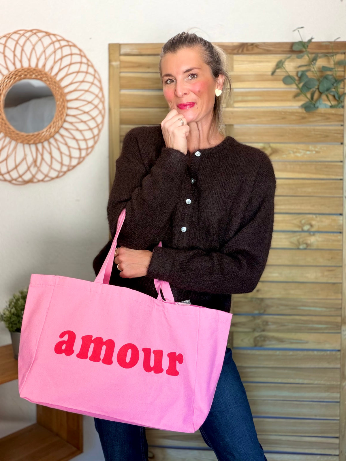 Grand cabas Tote bag Amour BELLY