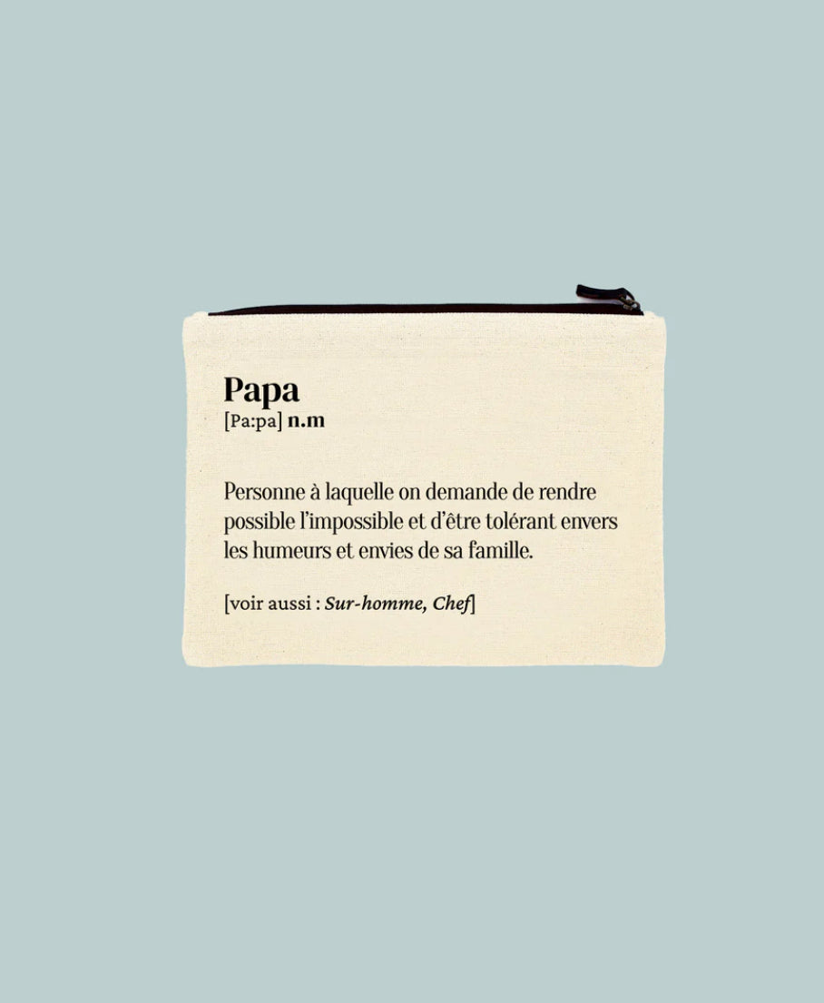 Pochette / Trousse MAMAN ou PAPA ou AMOUR - FAMILY IMPACT STORIES