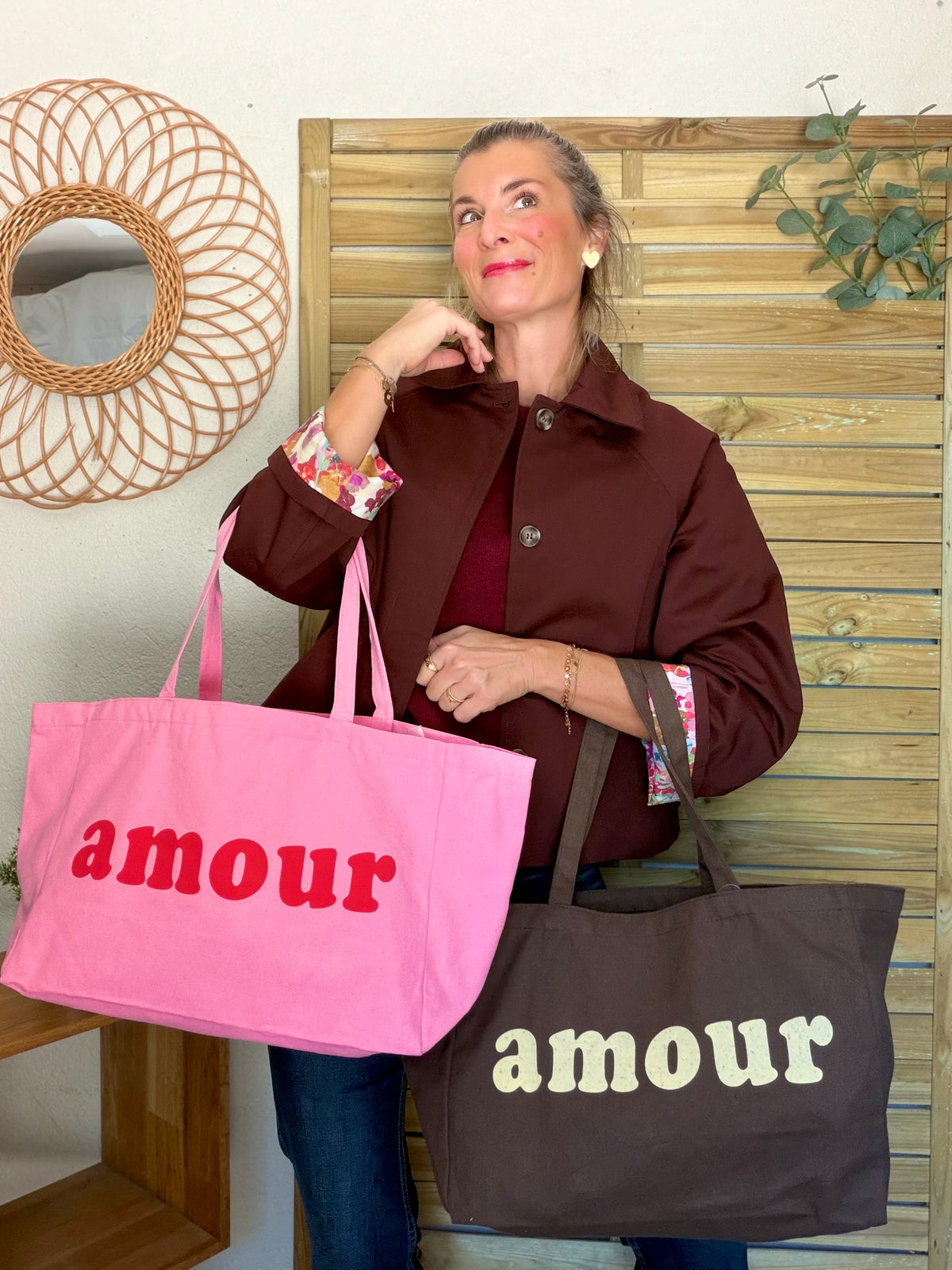 Grand cabas Tote bag Amour BELLY