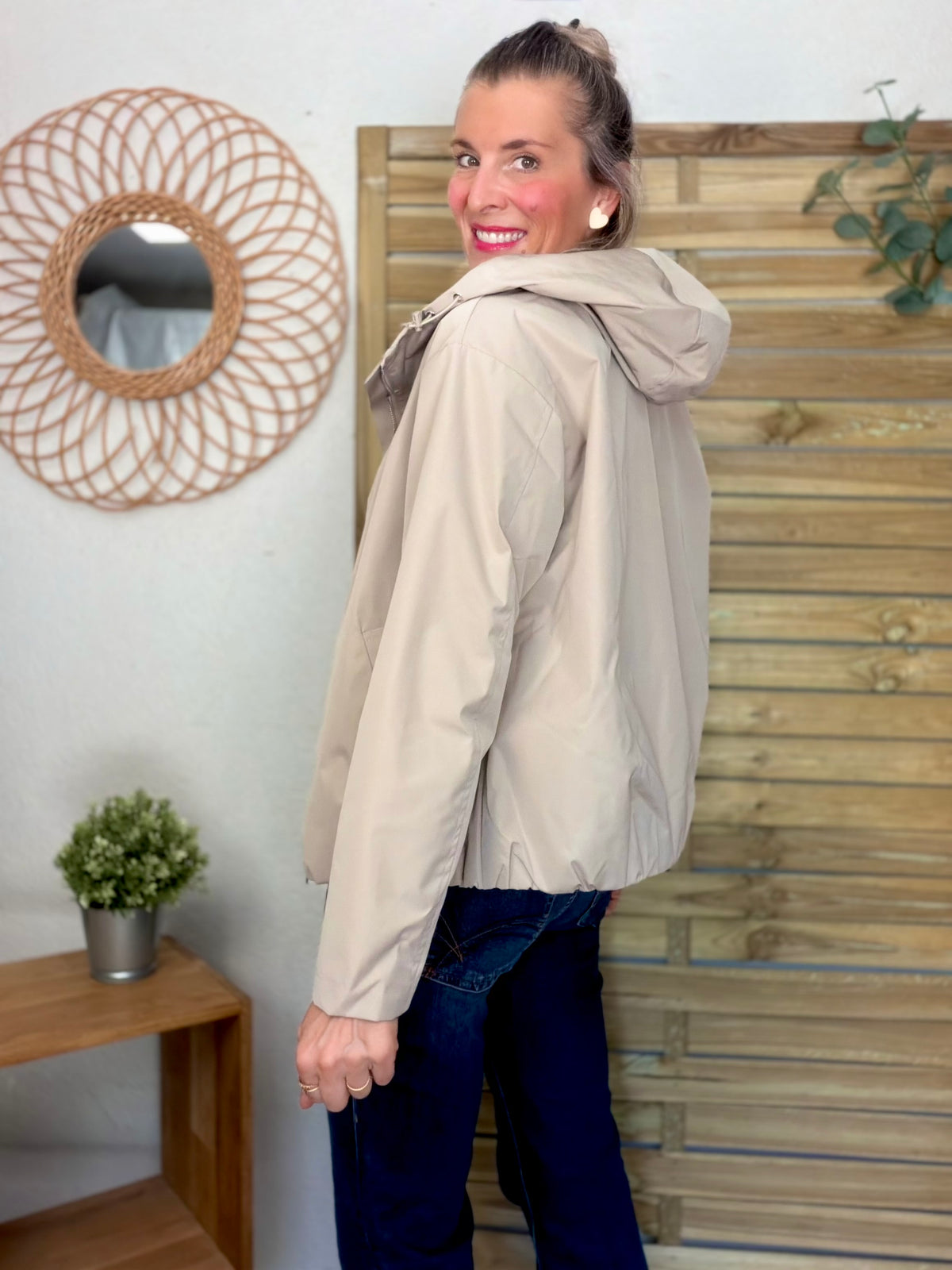 LAURA JO - Imperméable ÉLÉA court - Beige