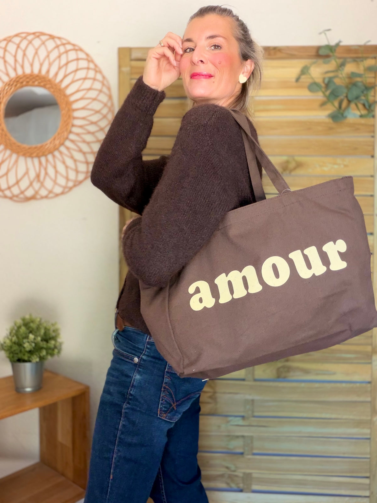 Grand cabas Tote bag Amour BELLY