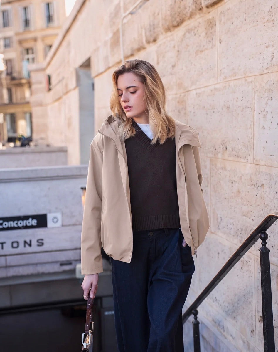 LAURA JO - Imperméable ÉLÉA court - Beige
