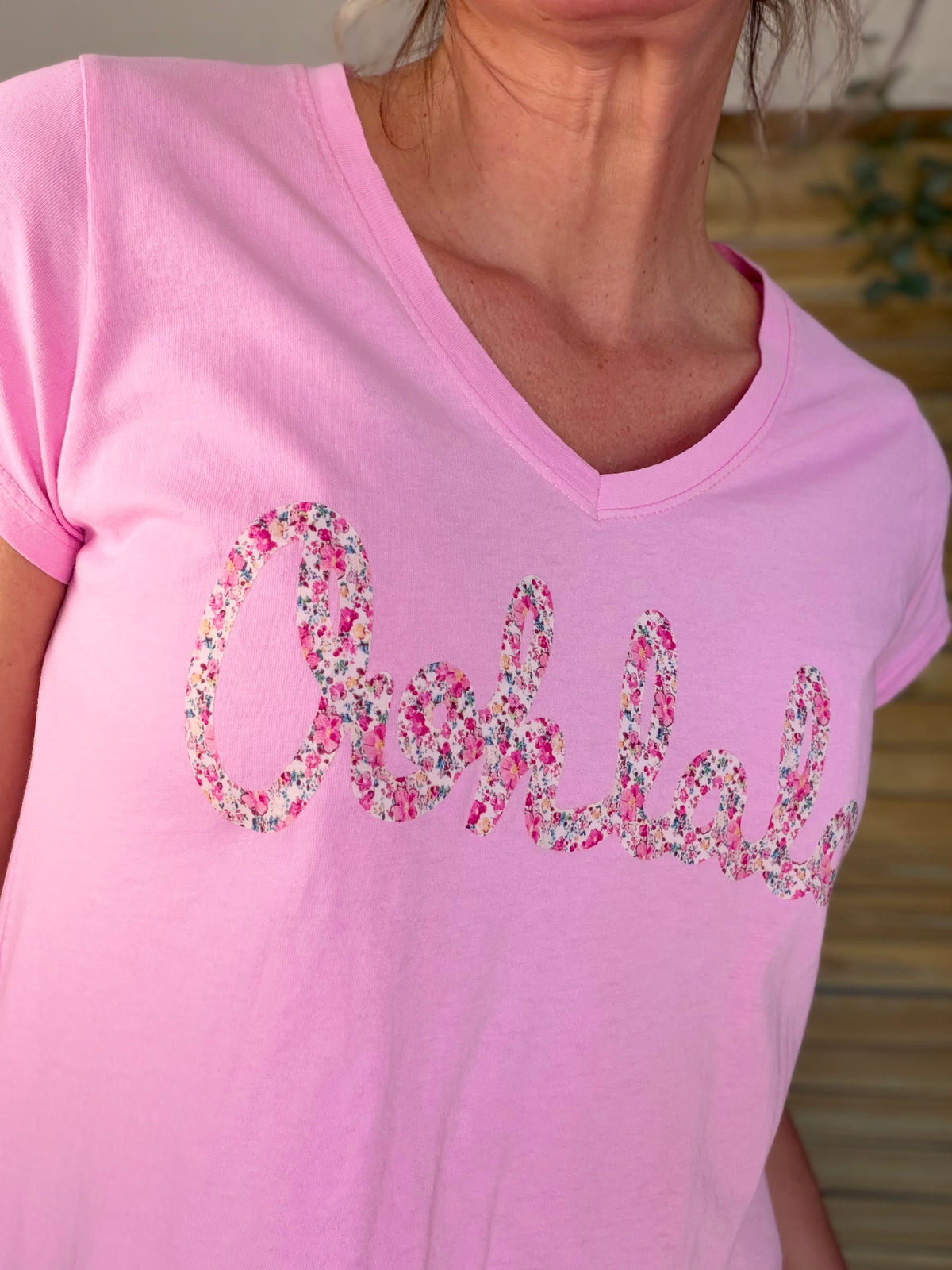 Tee shirt Ohlala Liberty VERA Rose - FIN DE SÉRIE