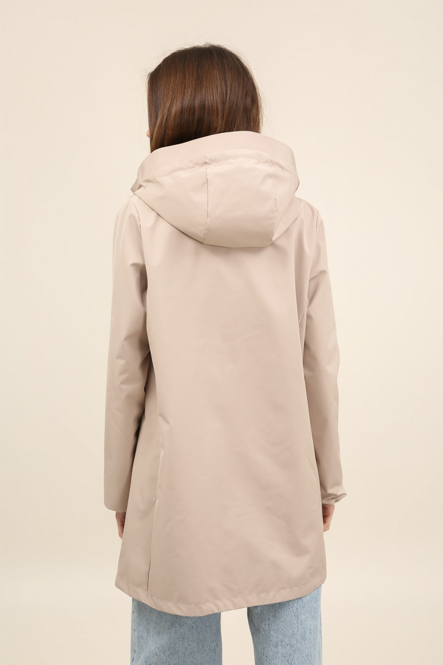 LAURA JO - Imperméable LAURENCE long - Beige • DÉSTOCKAGE