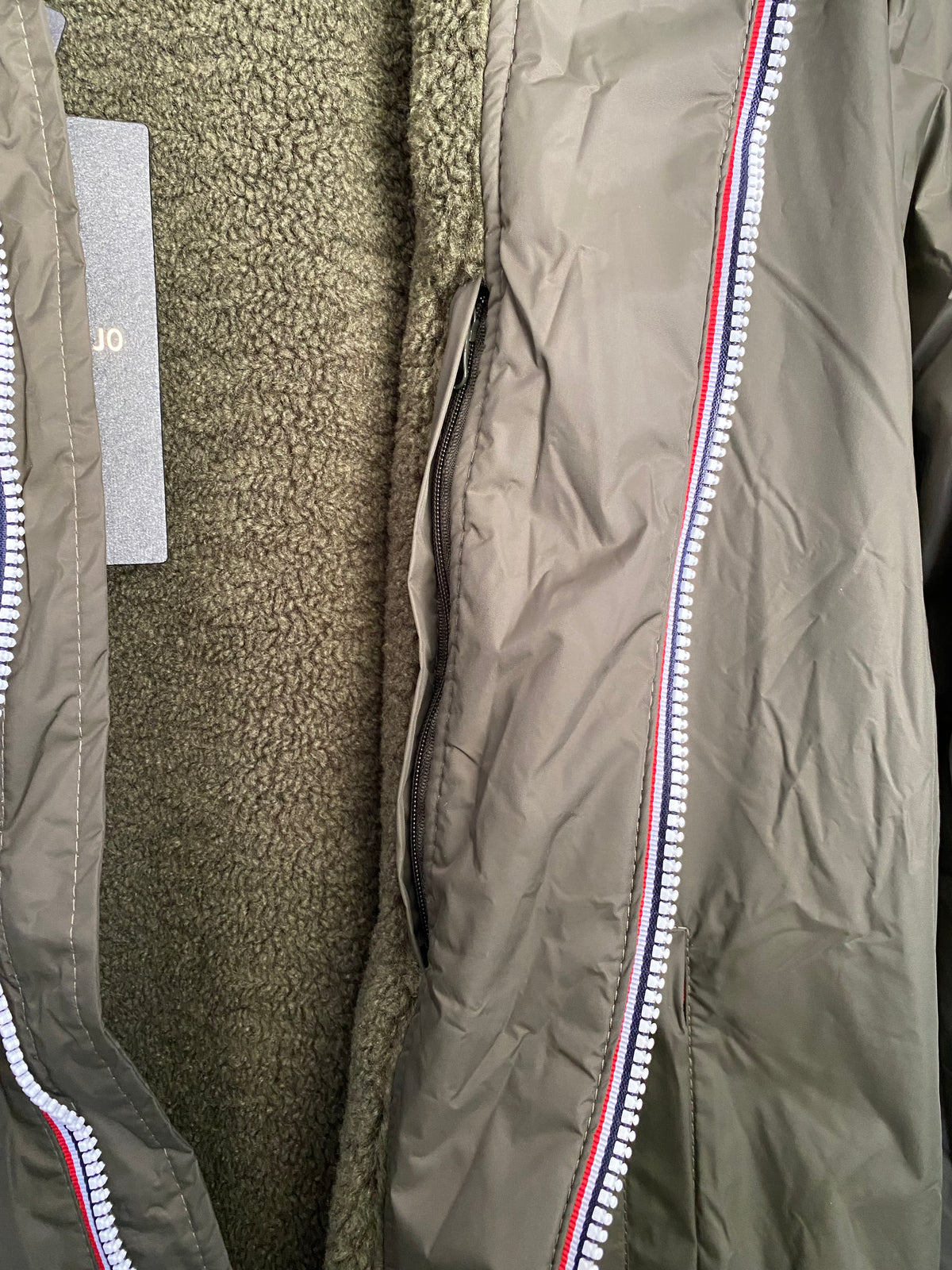 LAURA JO - Parka Imperméable Homme LOUIS* LONG sherpa Kaki