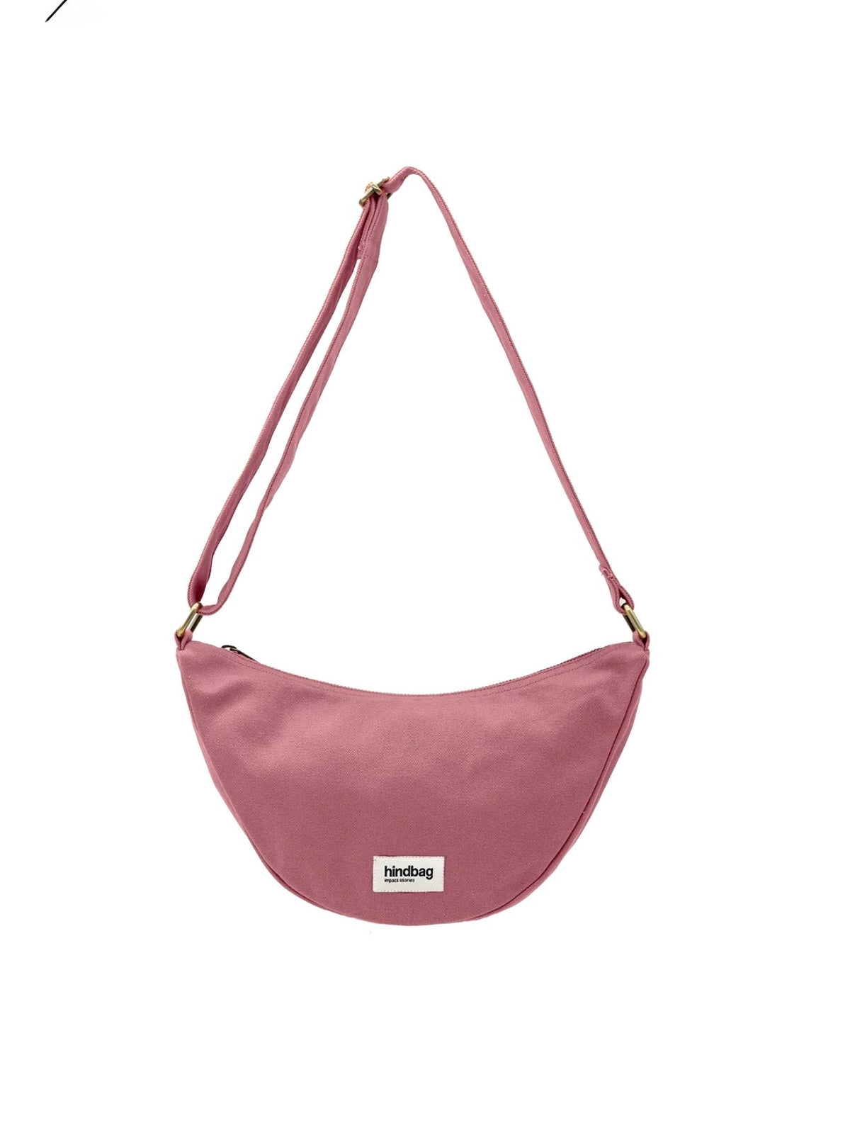 HINDBAG ANDRÉA - Sac banane demi-lune Rose blush