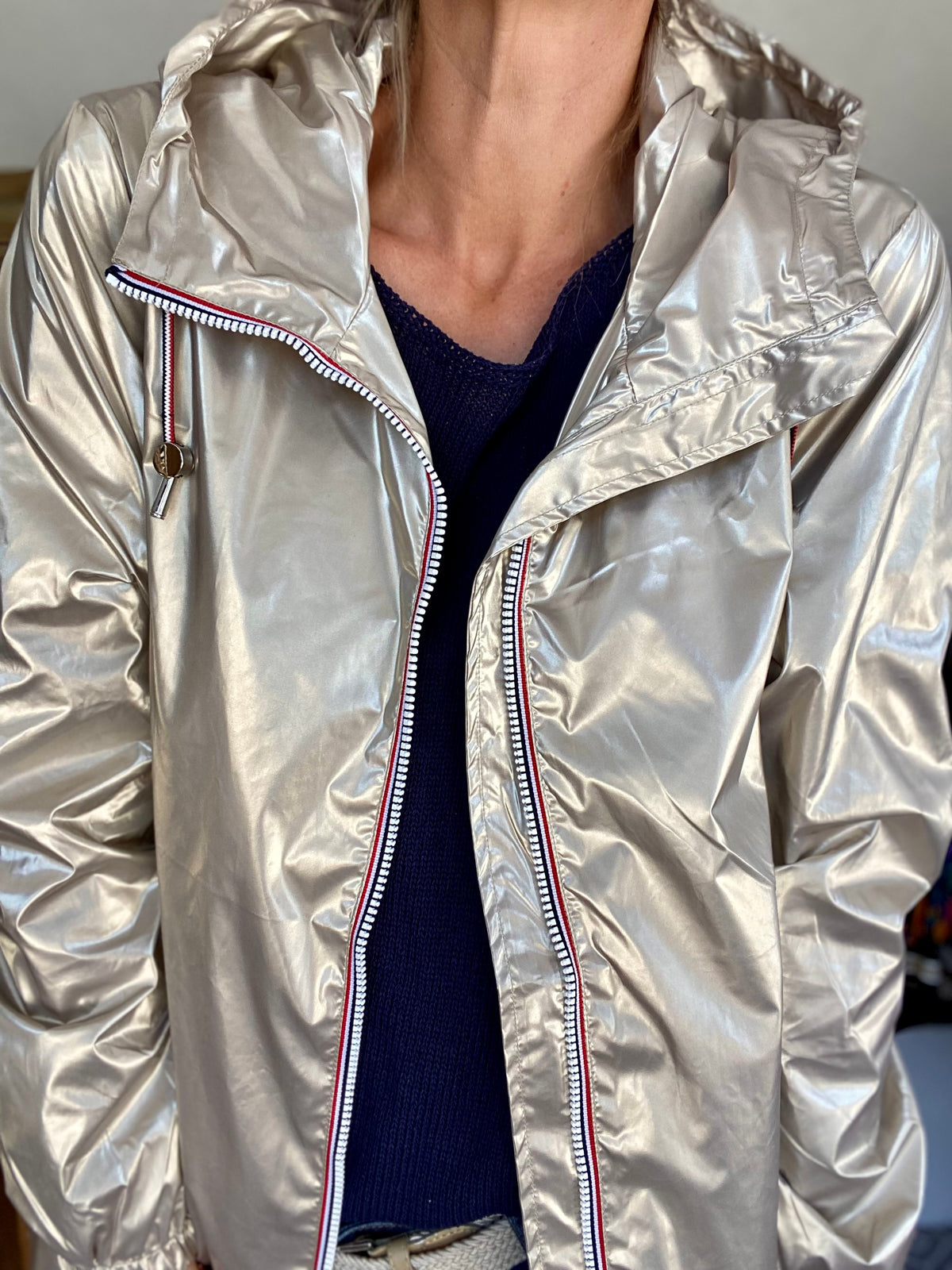 Imperméable mi-saison doublé SOLINE LONG - Doré - LAURA JO - FIN DE SÉRIE