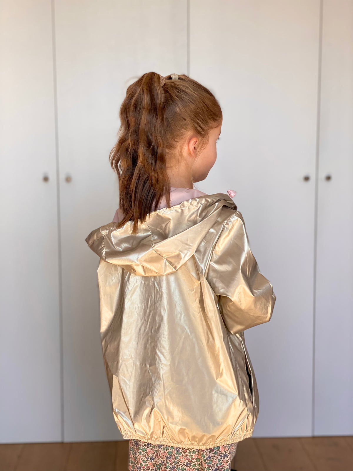 LAURA JO - Imperméable réversible léger GARANCE KIDS enfant (mixte) - Rose / Doré
