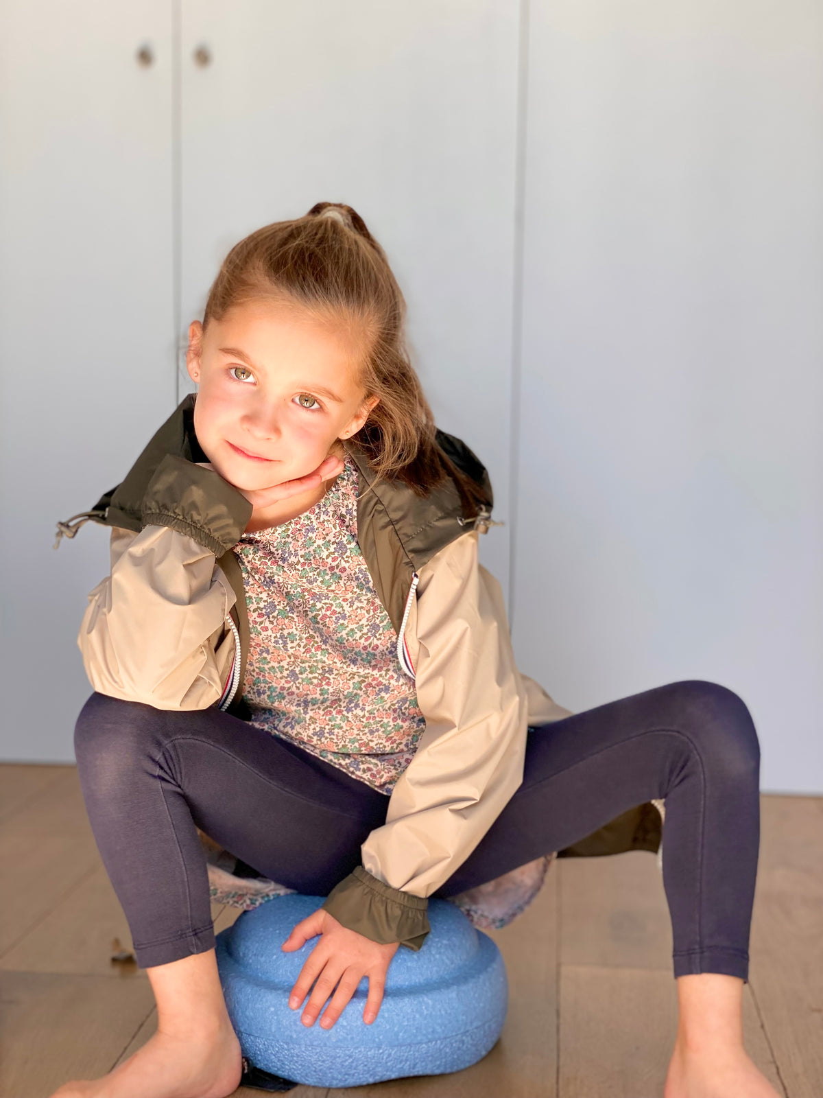 LAURA JO - Imperméable réversible léger GARANCE KIDS enfant (mixte) - Kaki / Beige • DÉSTOCKAGE sur Taille 6 ans