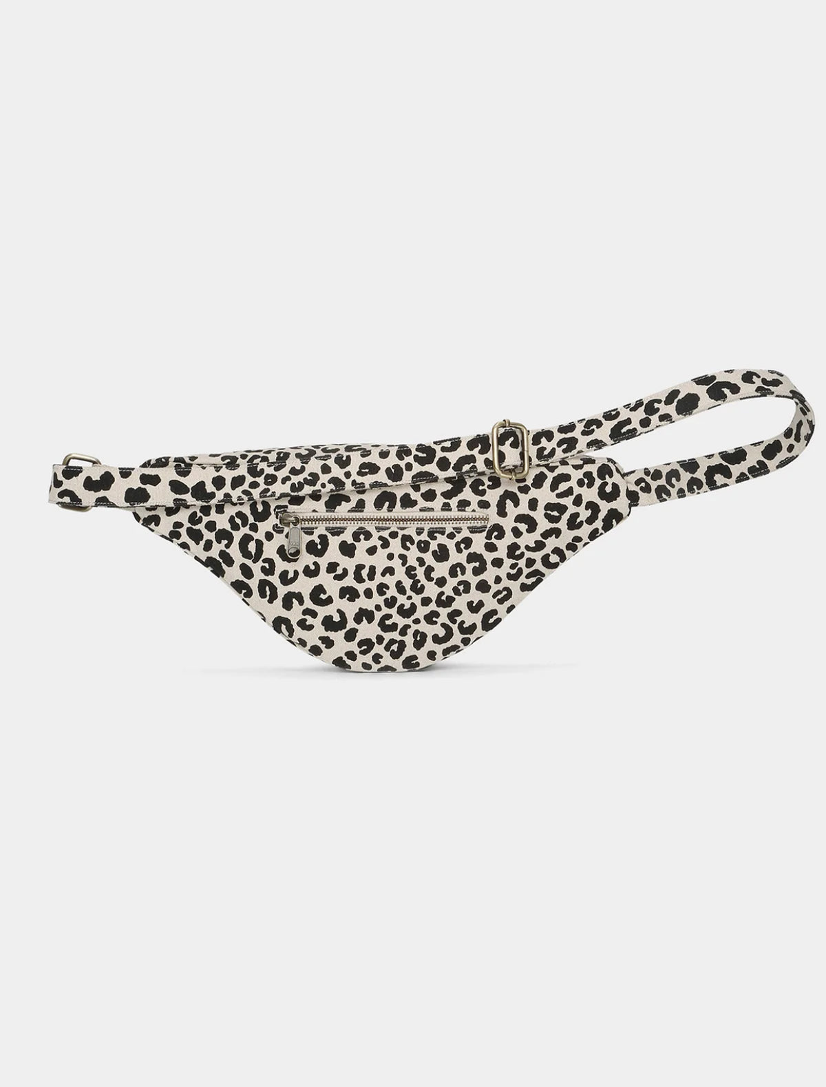 HINDBAG SASHA - Sac banane Léo Écru 🐆🤍
