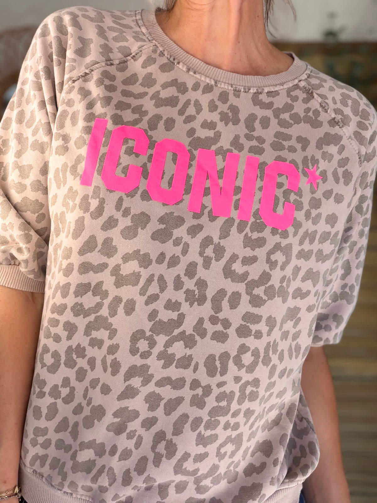 Sweat ICONIC Léo - ANGELA Beige