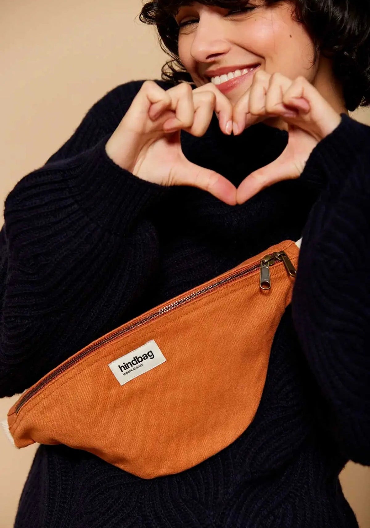 HINDBAG OLIVIA - Sac banane HINDBAG Olivia Sienne