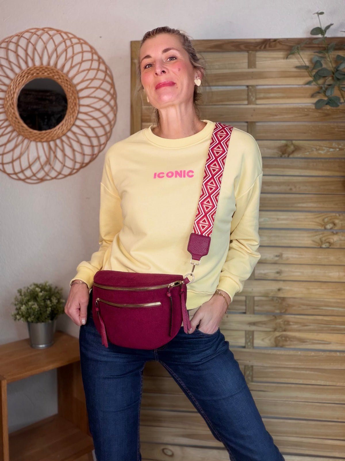 Sweat ICONIC COLINE - Jaune