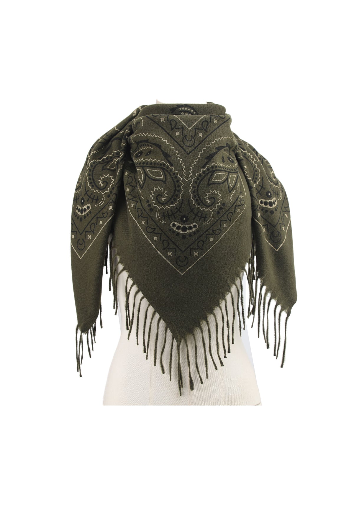 Écharpe Bandana Kaki