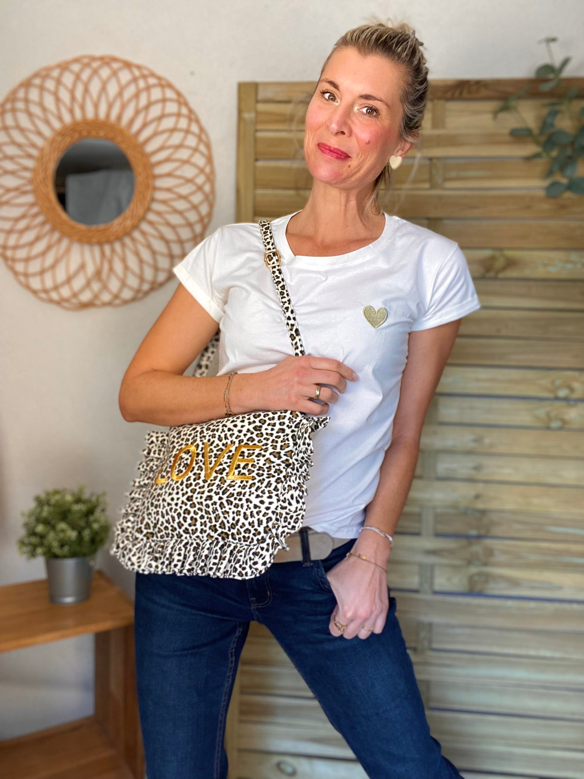 Sac-pochette LOVE (2 coloris)