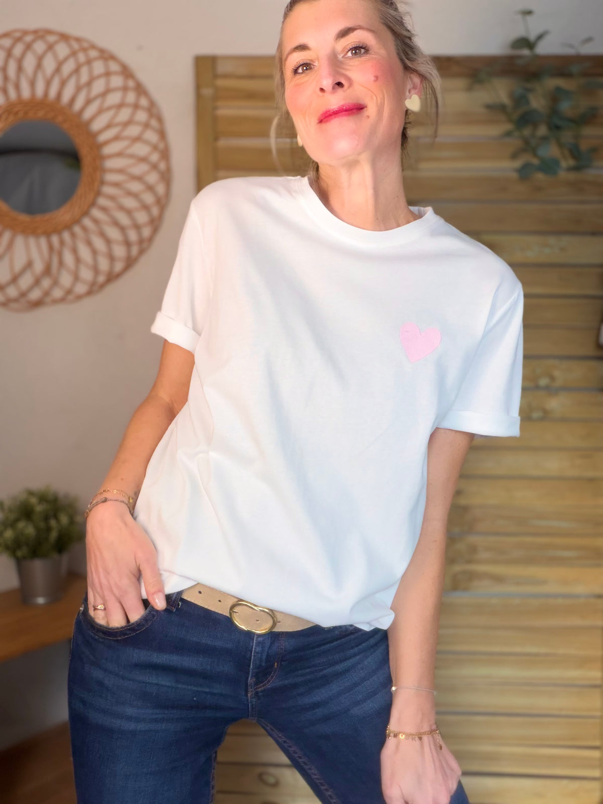 Tee shirt I HOPE SOMETHING GOOD HAPPENS TO YOU TODAY - MORAG - FIN DE SÉRIE