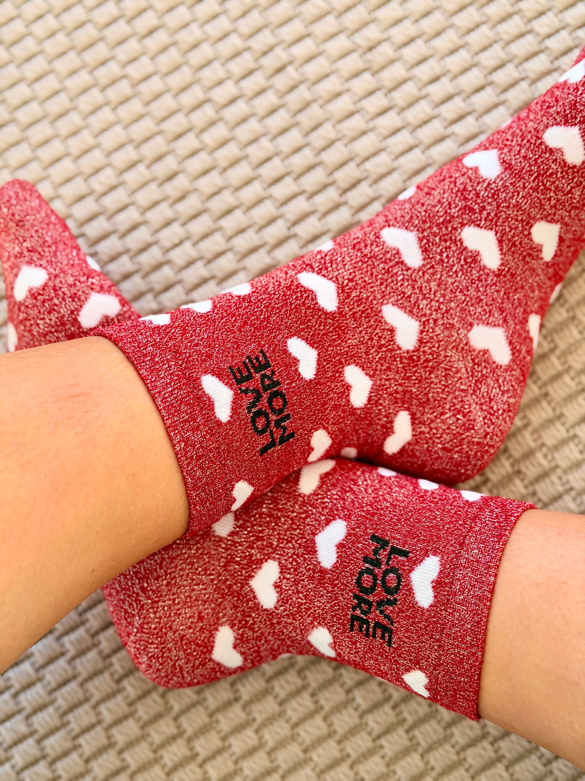Chaussettes ZORA - Cœurs ♥️ LOVE MORE