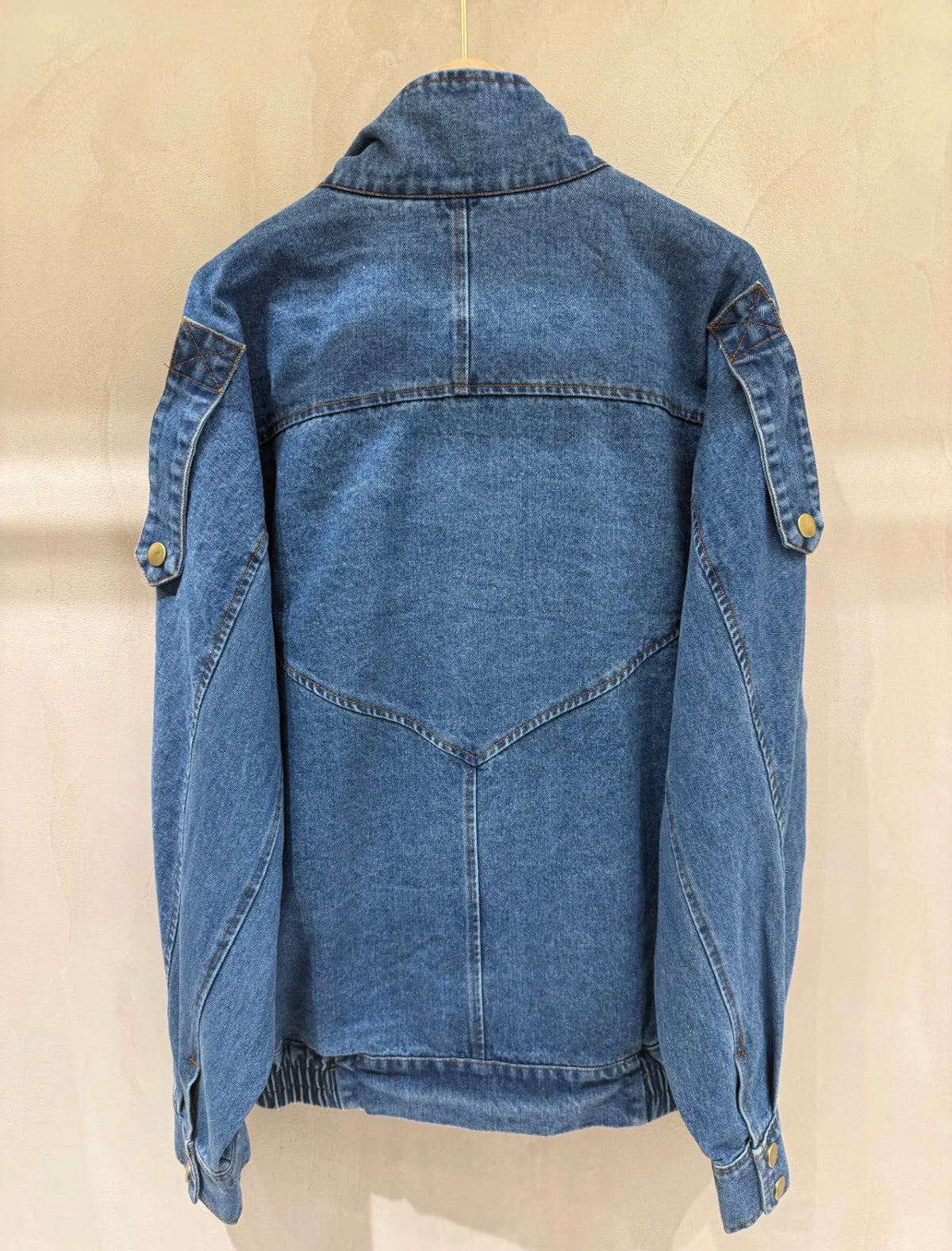 ⚡️ ARRIVAGE • Veste en jean oversized col montant ARIANE