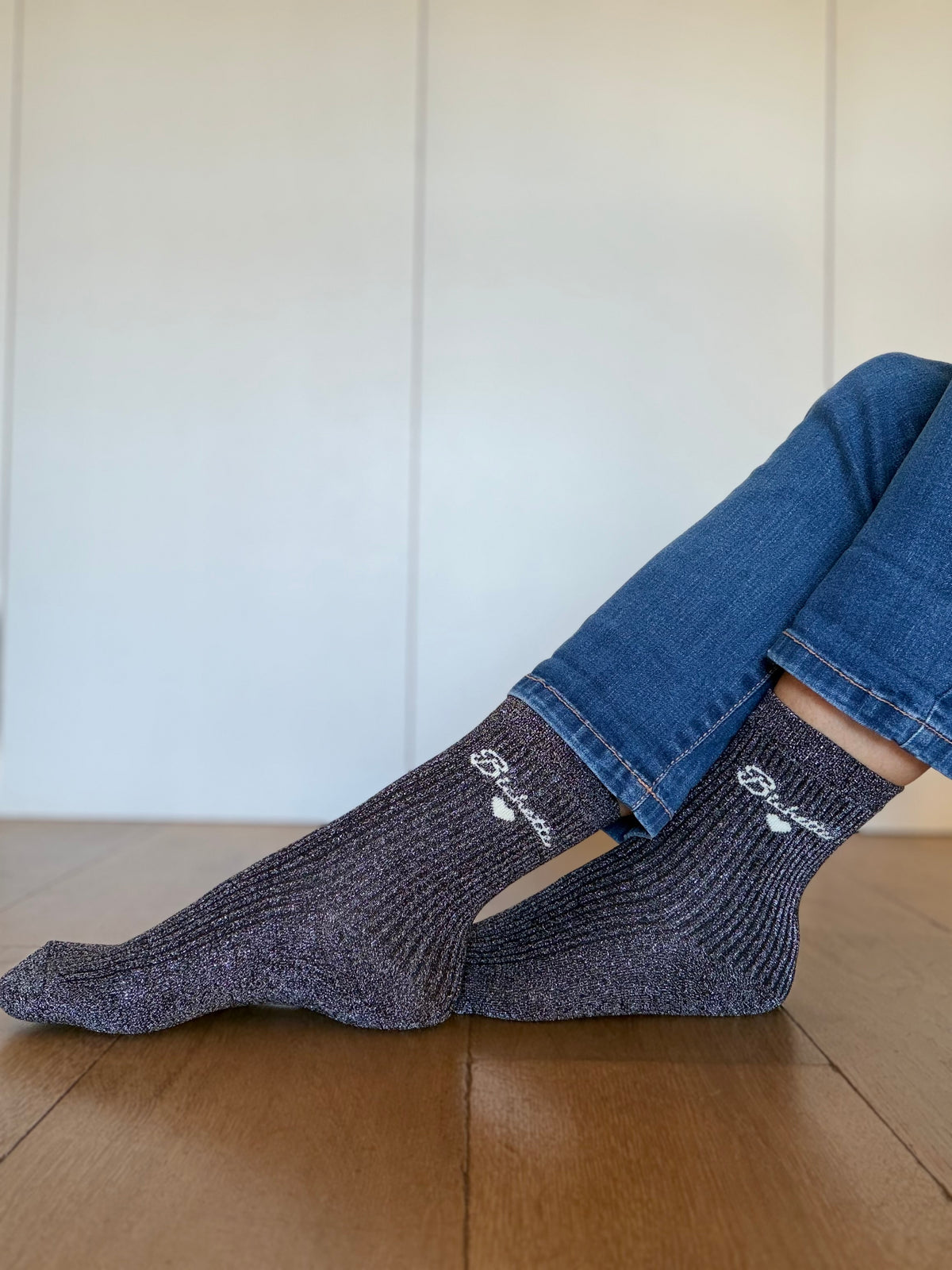 Chaussettes scintillantes glitter ZIA - Bichette • FIN DE SÉRIE