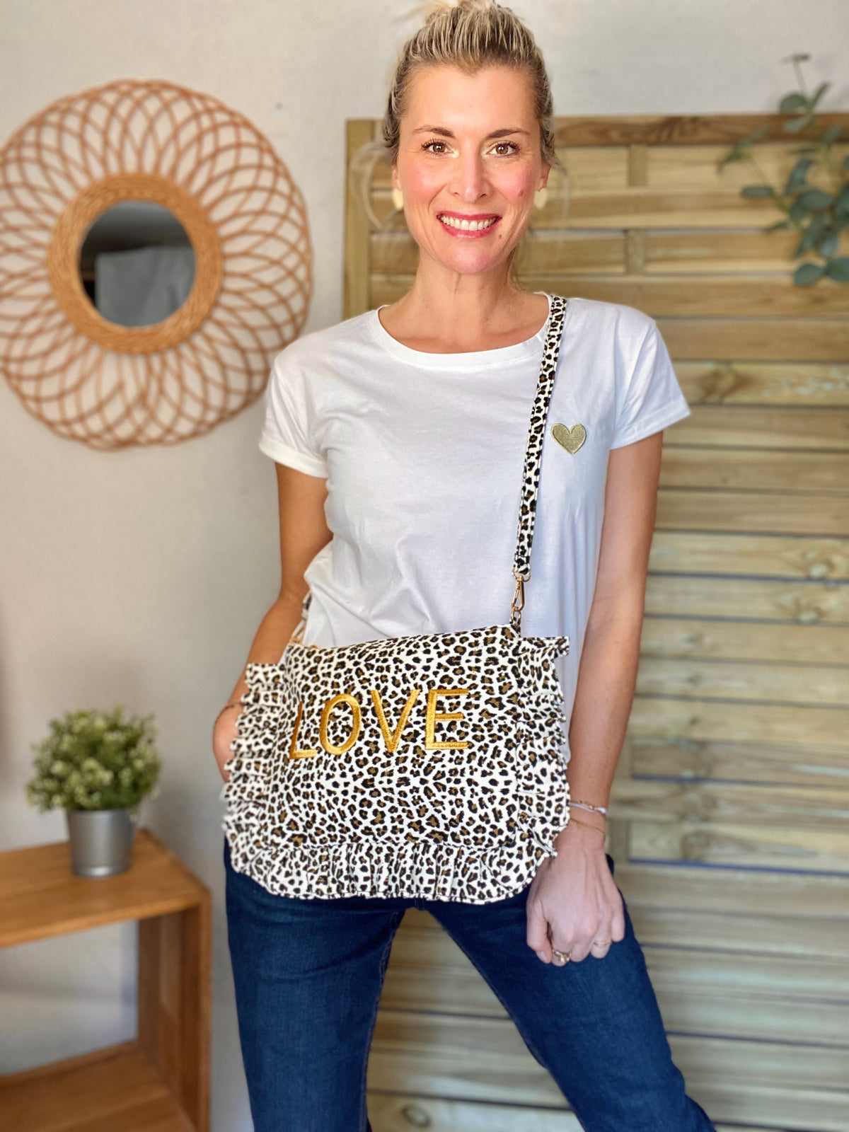 Sac-pochette LOVE (2 coloris)