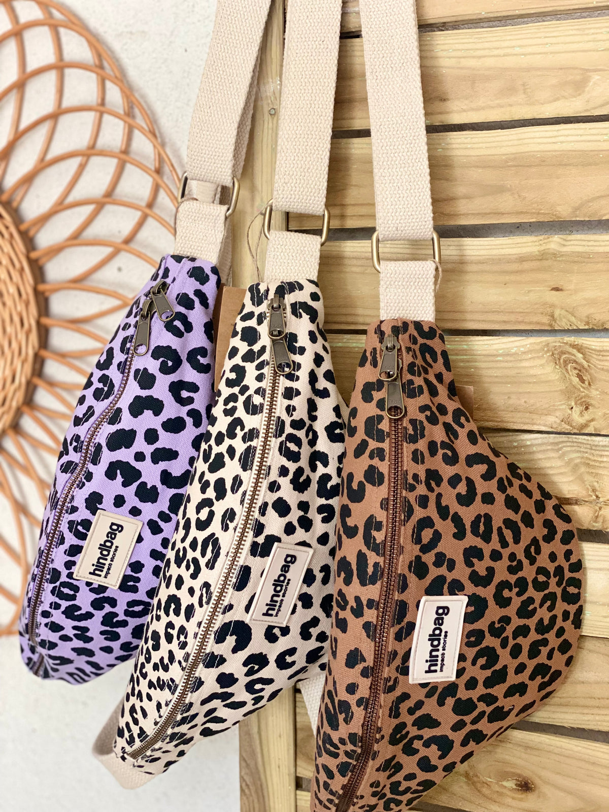 HINDBAG OLIVIA - Sac banane Léo Cannelle 🐆