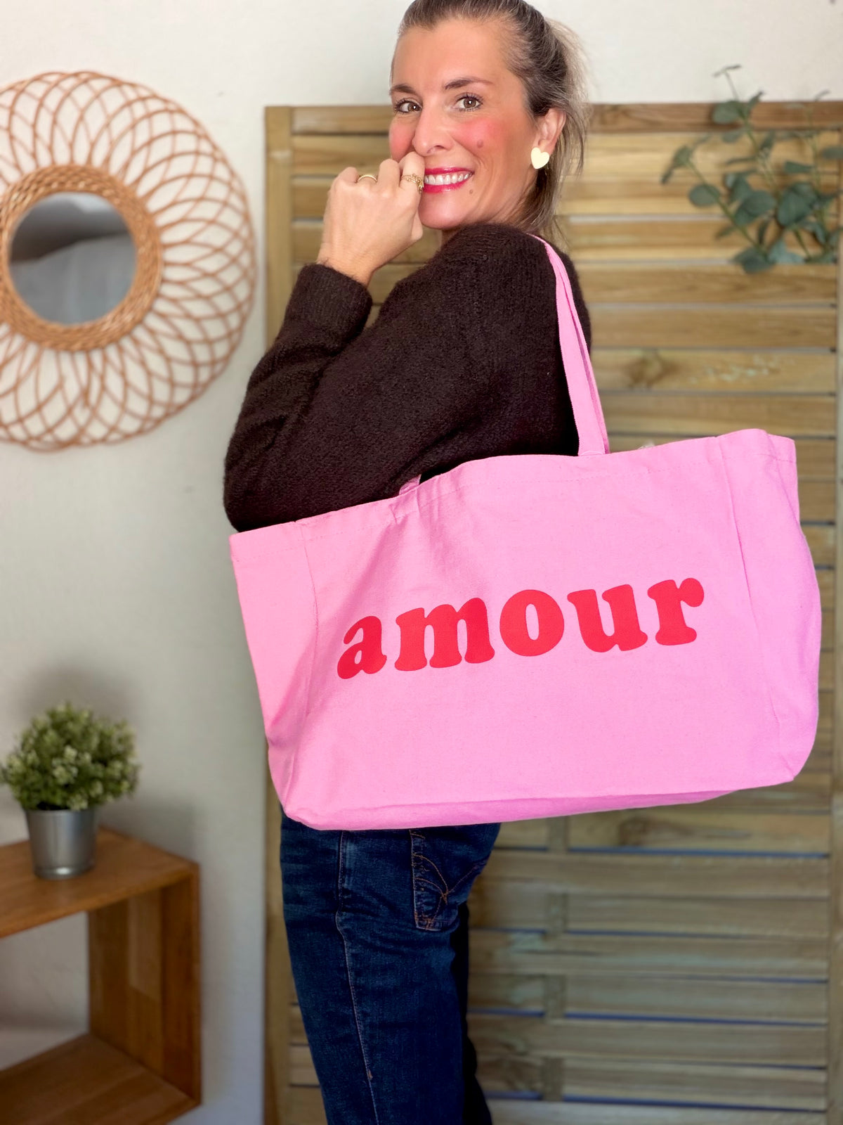 Grand cabas Tote bag Amour BELLY