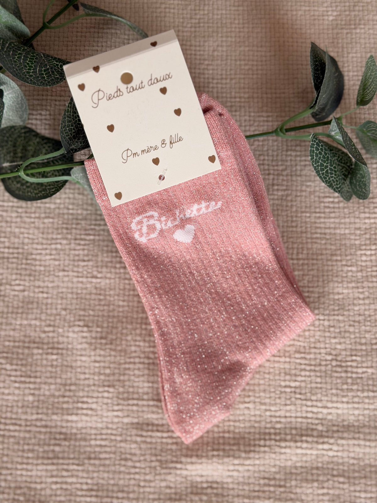 Chaussettes scintillantes glitter ZIA - Bichette • FIN DE SÉRIE