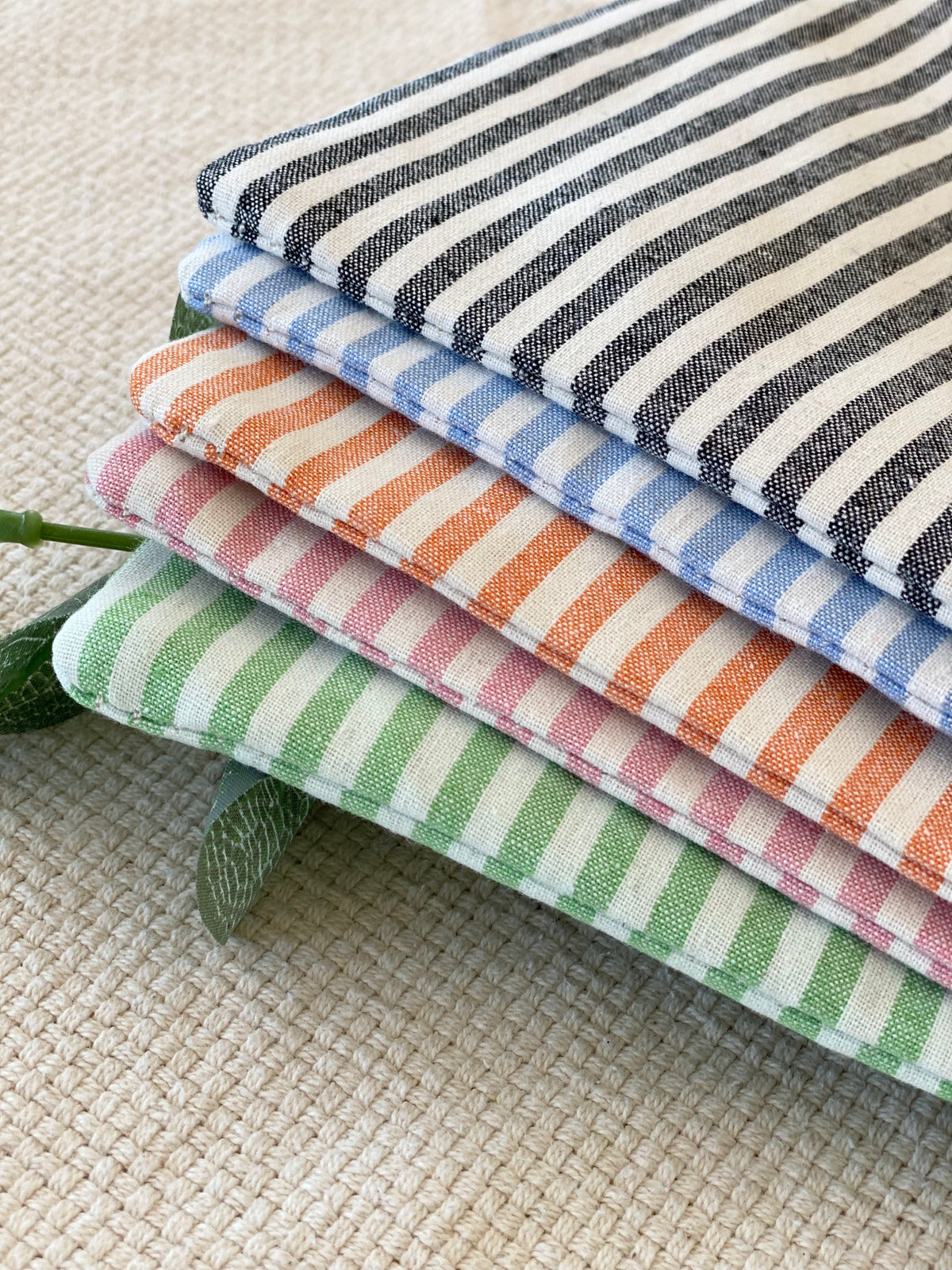 Pochette XL rayée «Maman je t’aime» - SARAH
