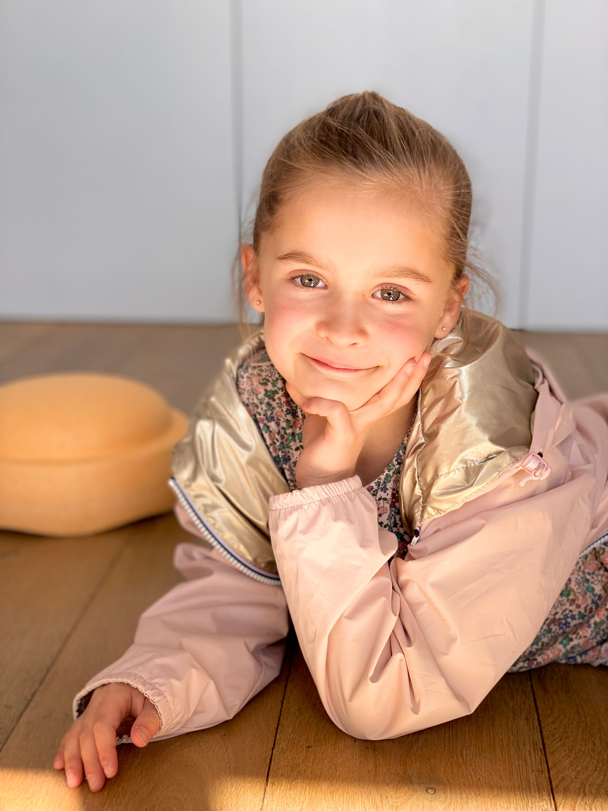 LAURA JO - Imperméable réversible léger GARANCE KIDS enfant (mixte) - Rose / Doré