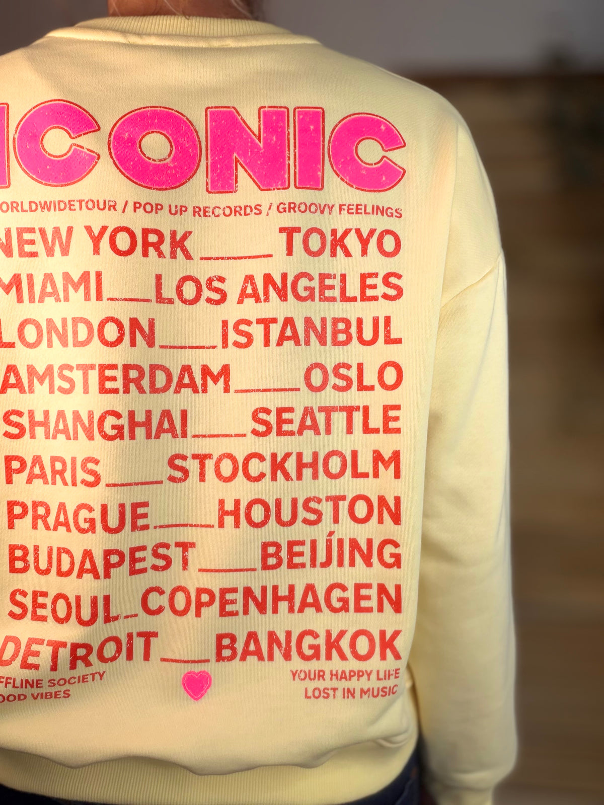 Sweat ICONIC COLINE - Jaune