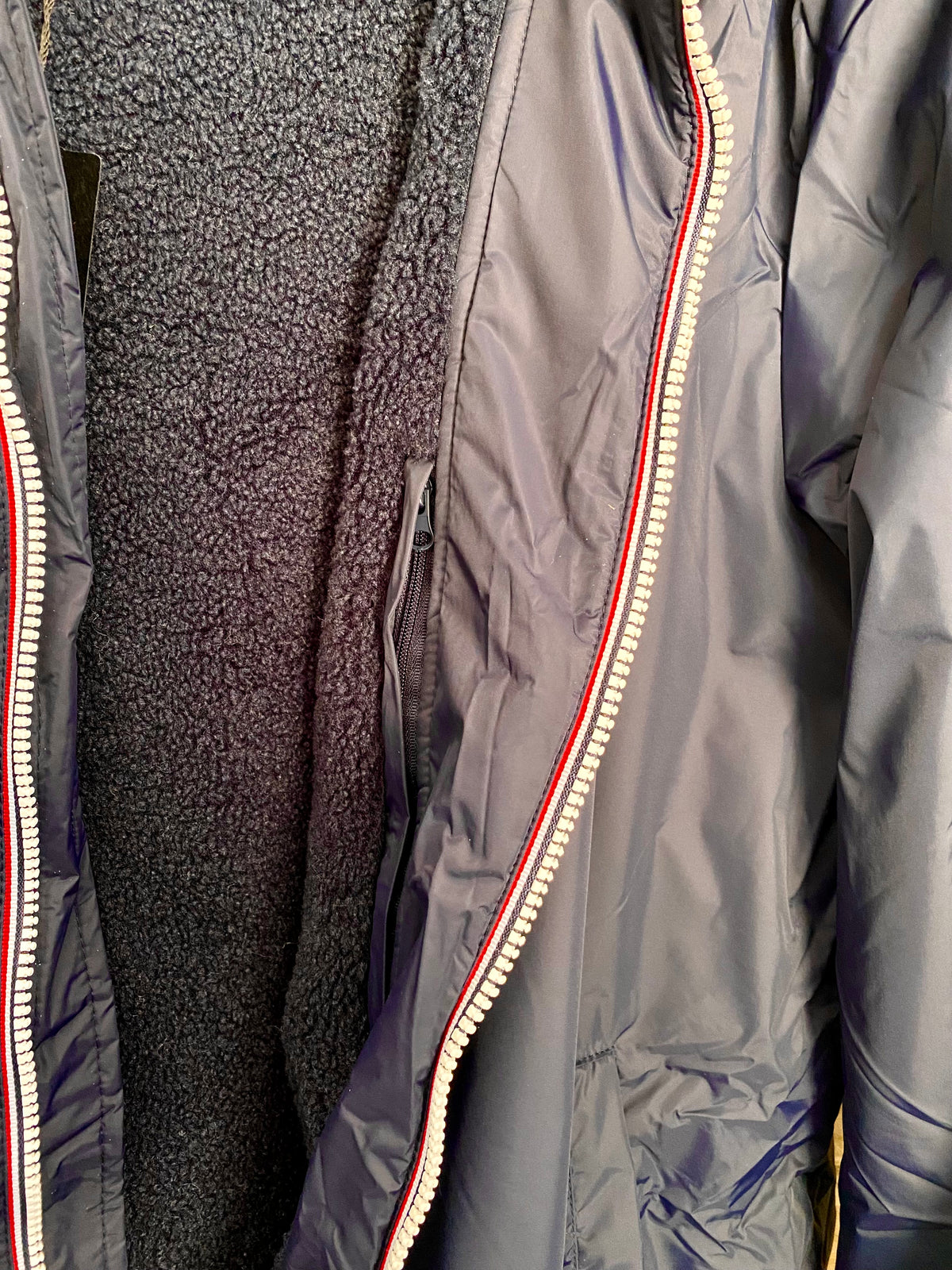 LAURA JO - Parka Imperméable Homme LOUIS* LONG sherpa Bleu marine