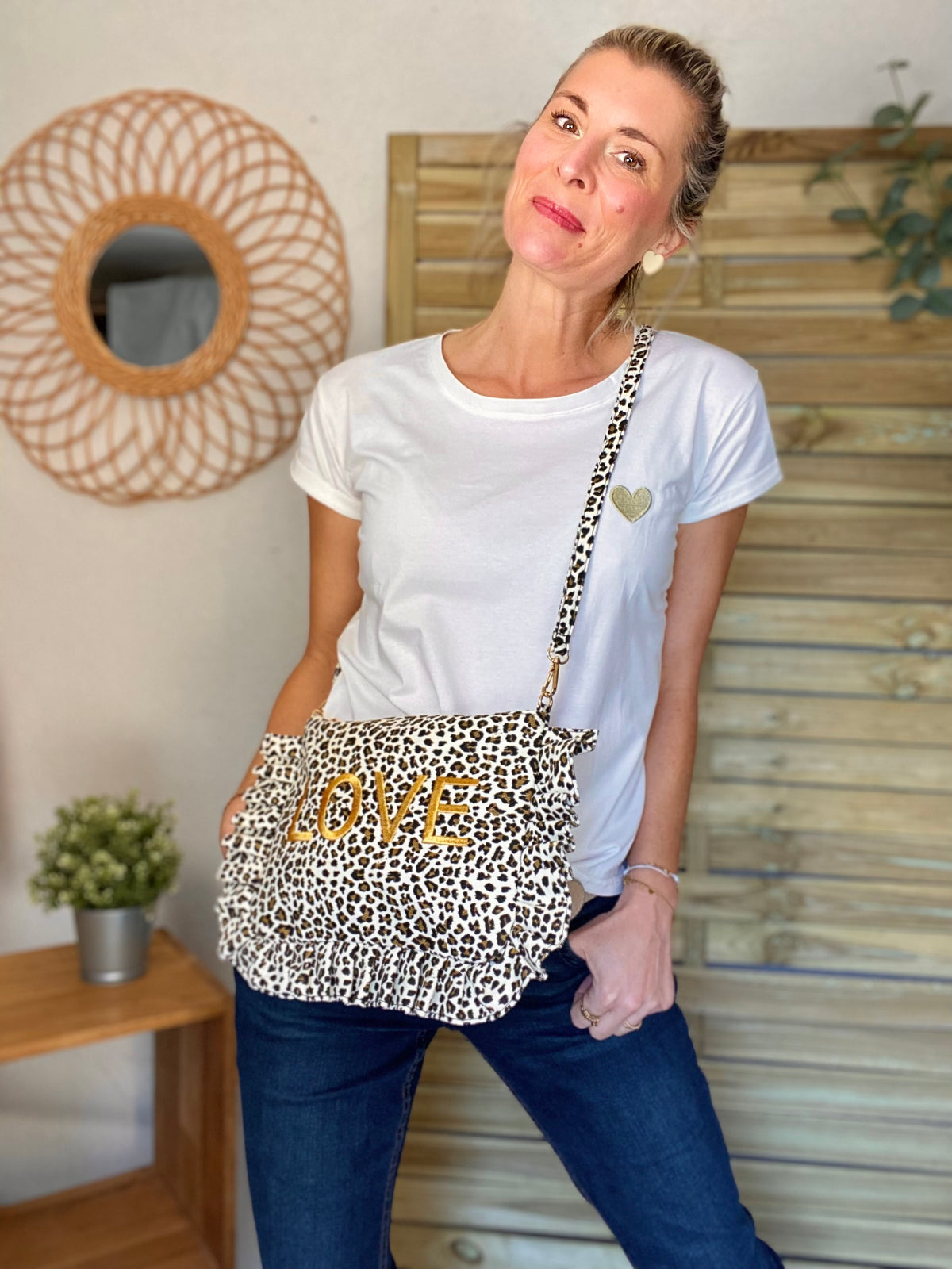 Sac-pochette LOVE (2 coloris)