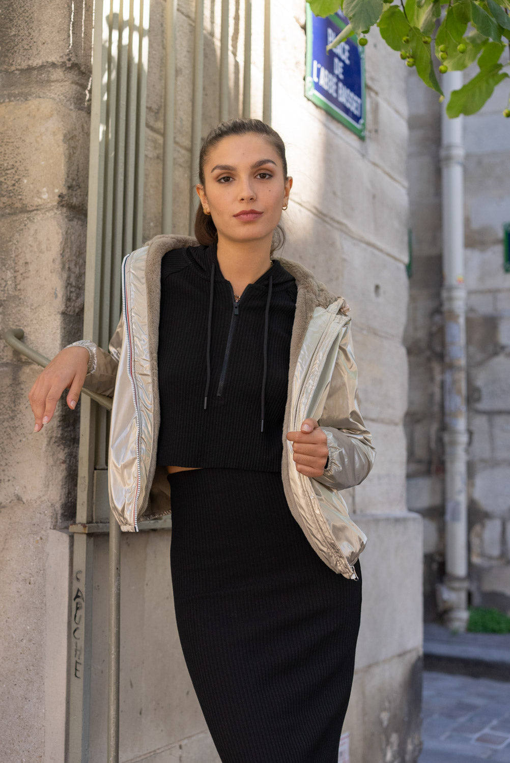 LAURA JO - Parka Imperméable LOUISE COURT fourré - Doré