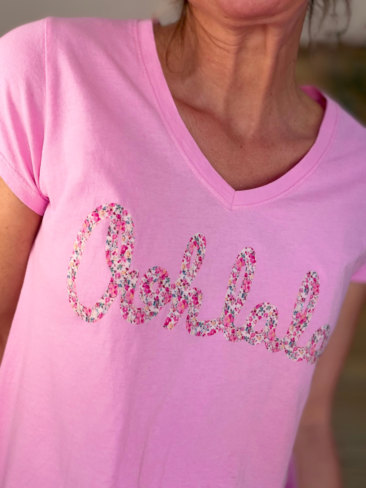 Tee shirt Ohlala Liberty VERA Rose - FIN DE SÉRIE