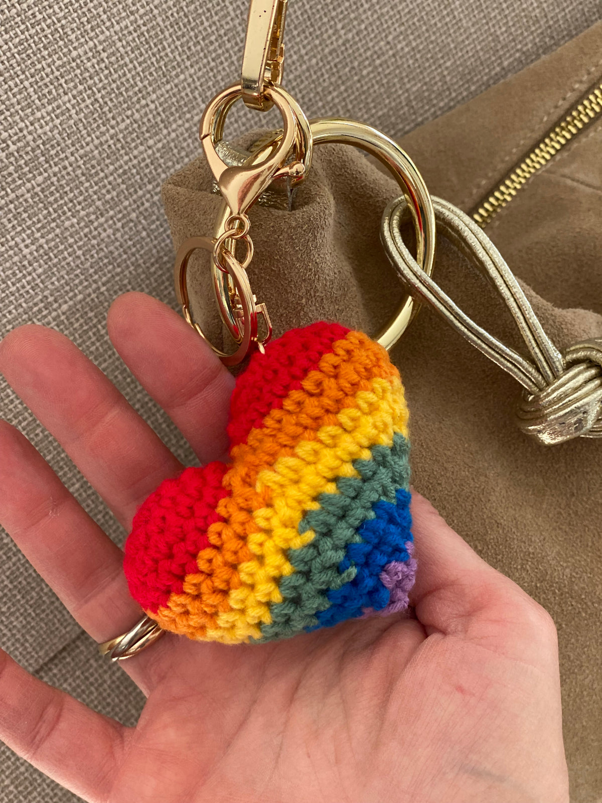 Porte-clefs Grigri en crochet ANATOLE