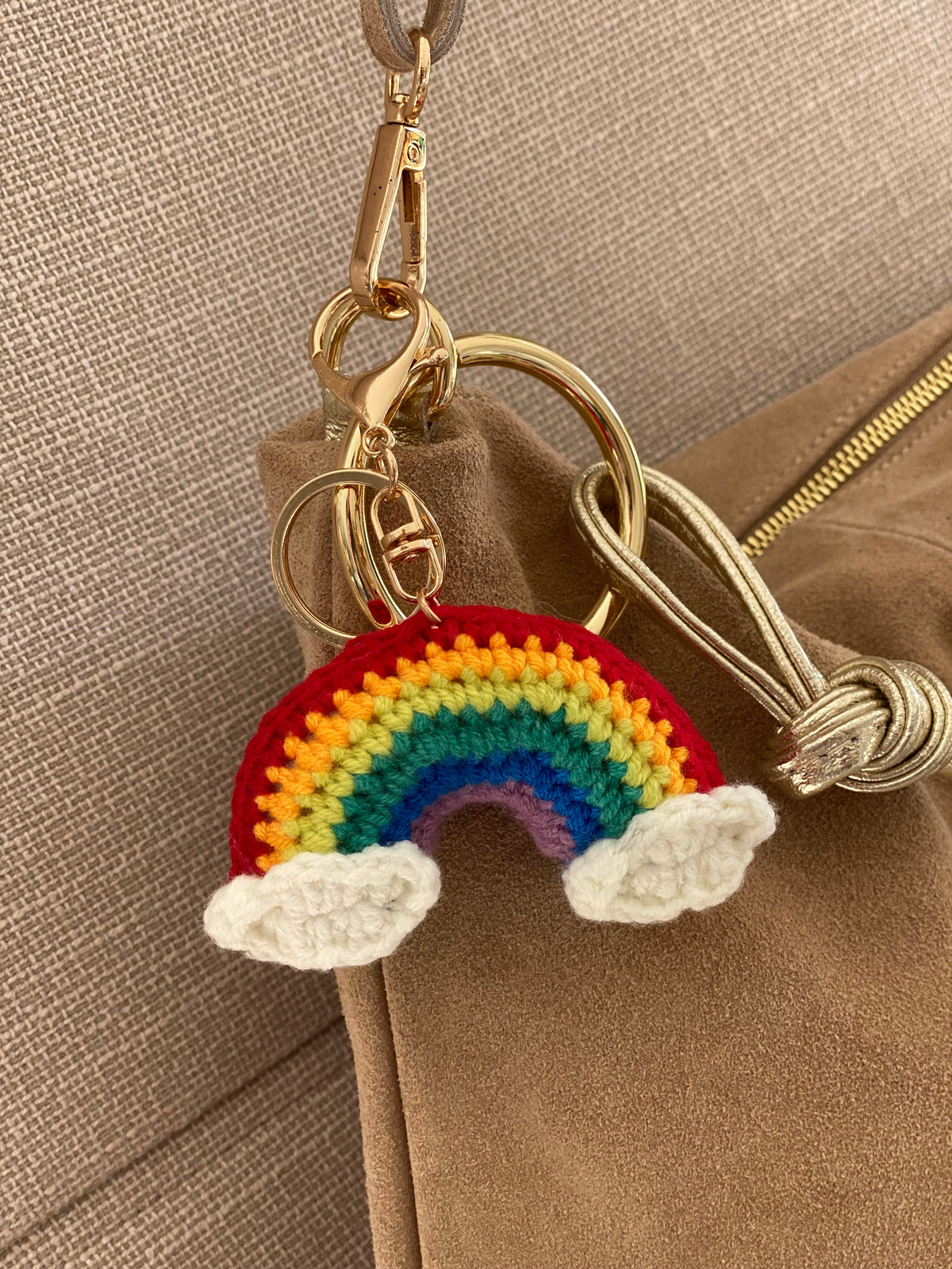 Porte-clefs Grigri en crochet ANATOLE