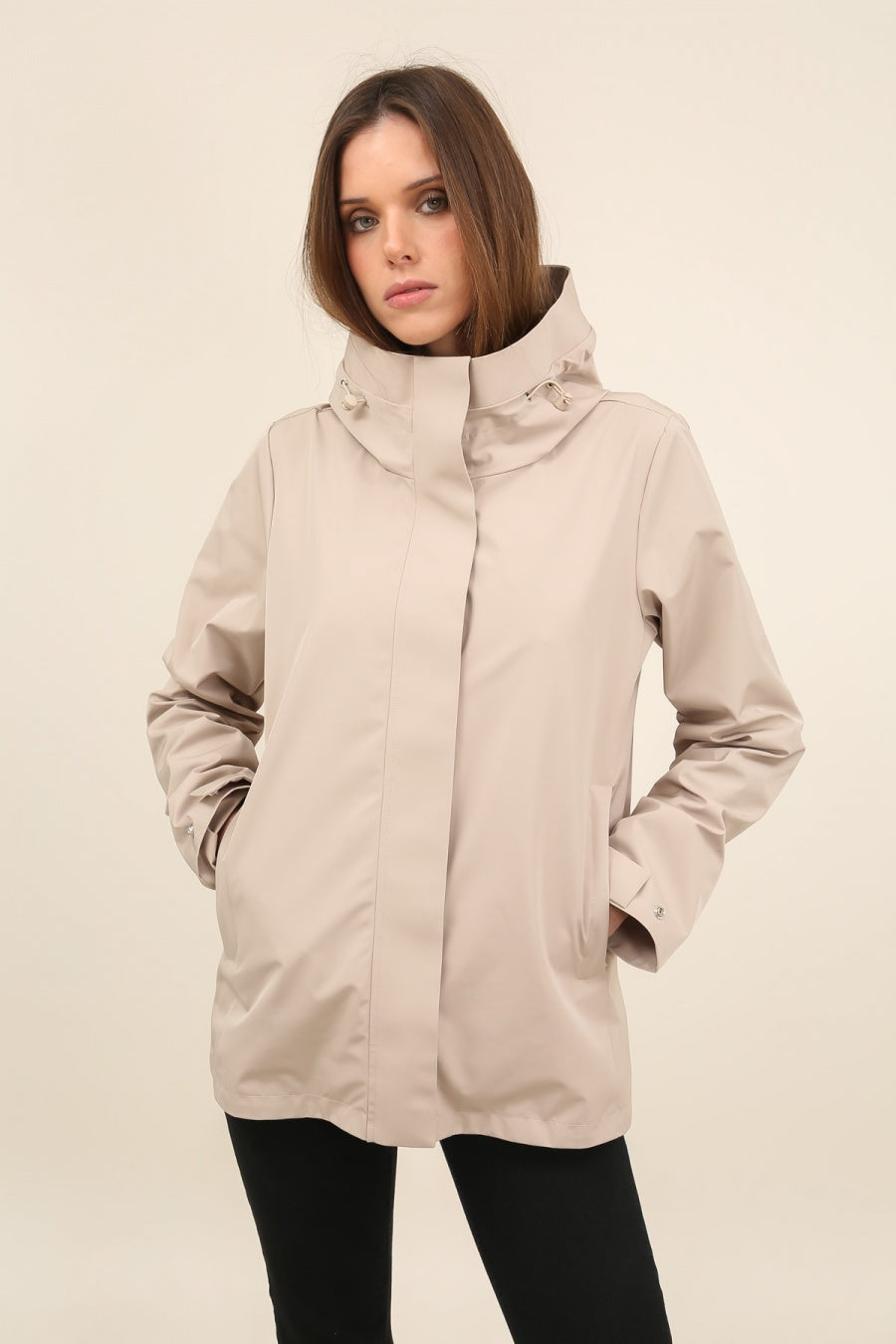 LAURA JO - Imperméable LAURENCE mi-long - Beige • DÉSTOCKAGE