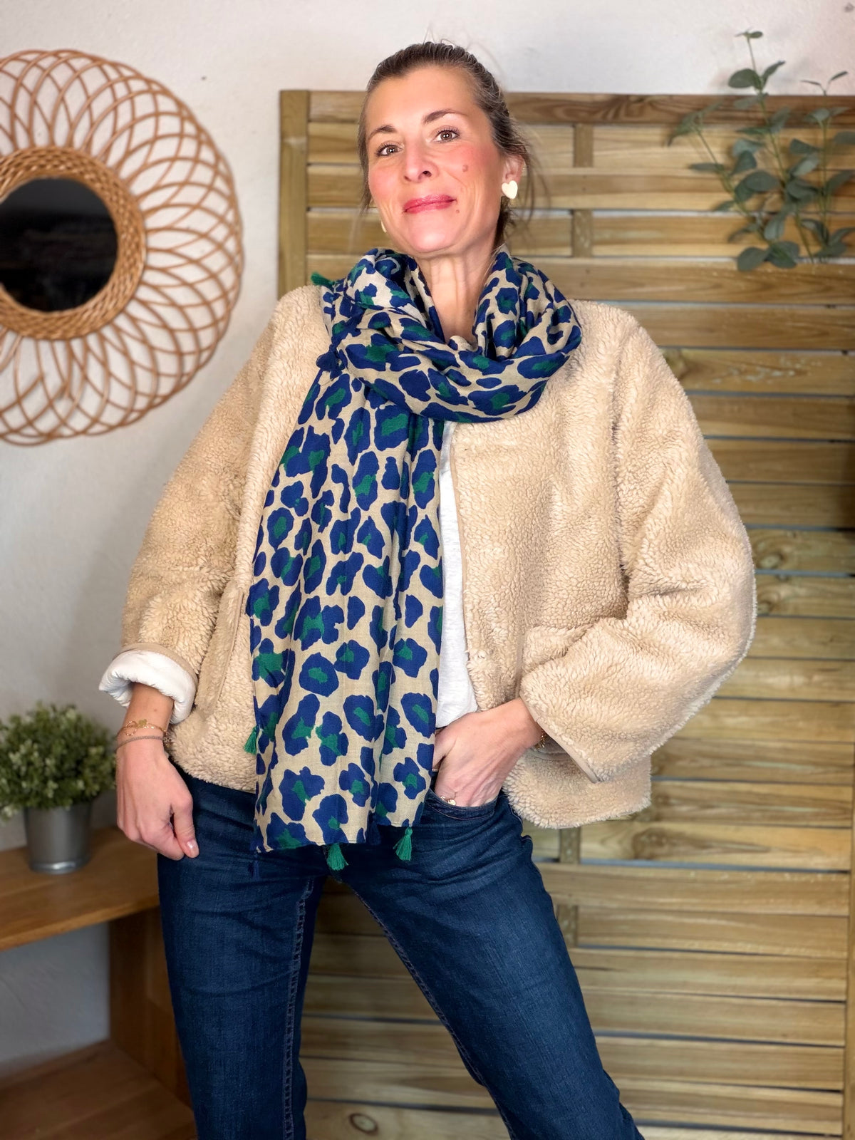 ⚡️ ARRIVAGE - Veste matelassée réversible Sherpa NOÉMIE Beige