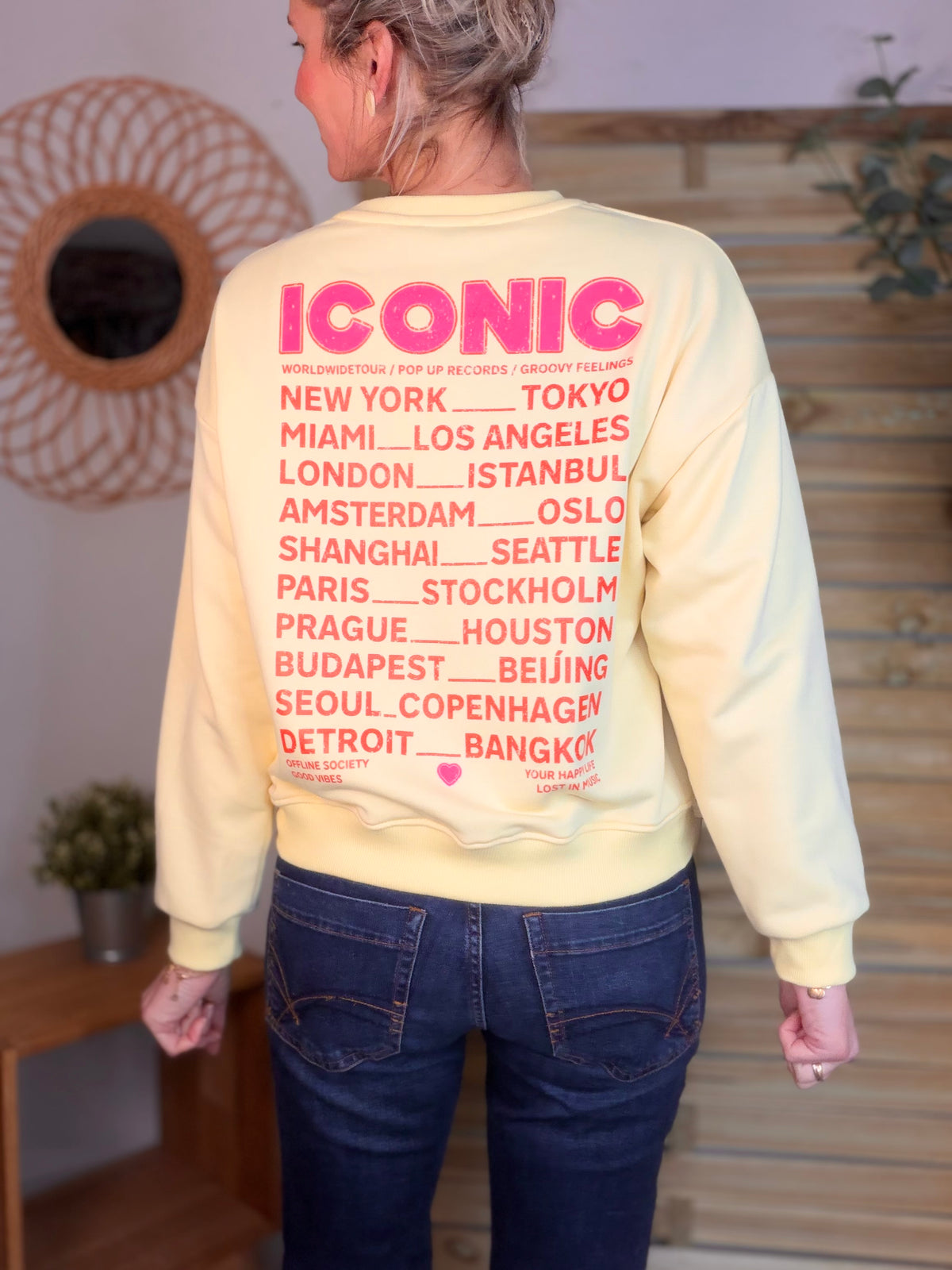 Sweat ICONIC COLINE - Jaune