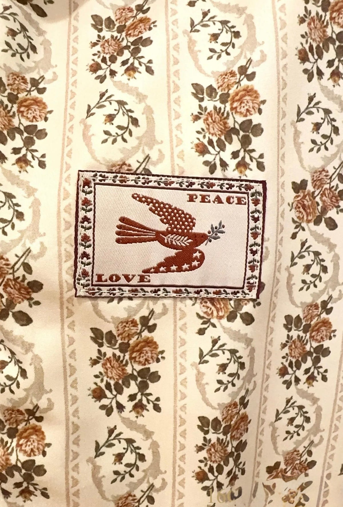 Veste réversible Sherpa ODETTE Beige / Fleurie