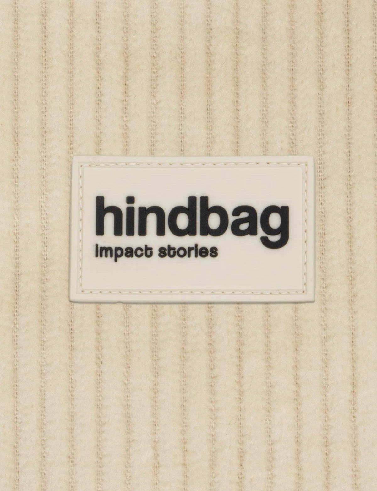 HINDBAG ANDRÉA - Sac banane demi-lune Velours beige
